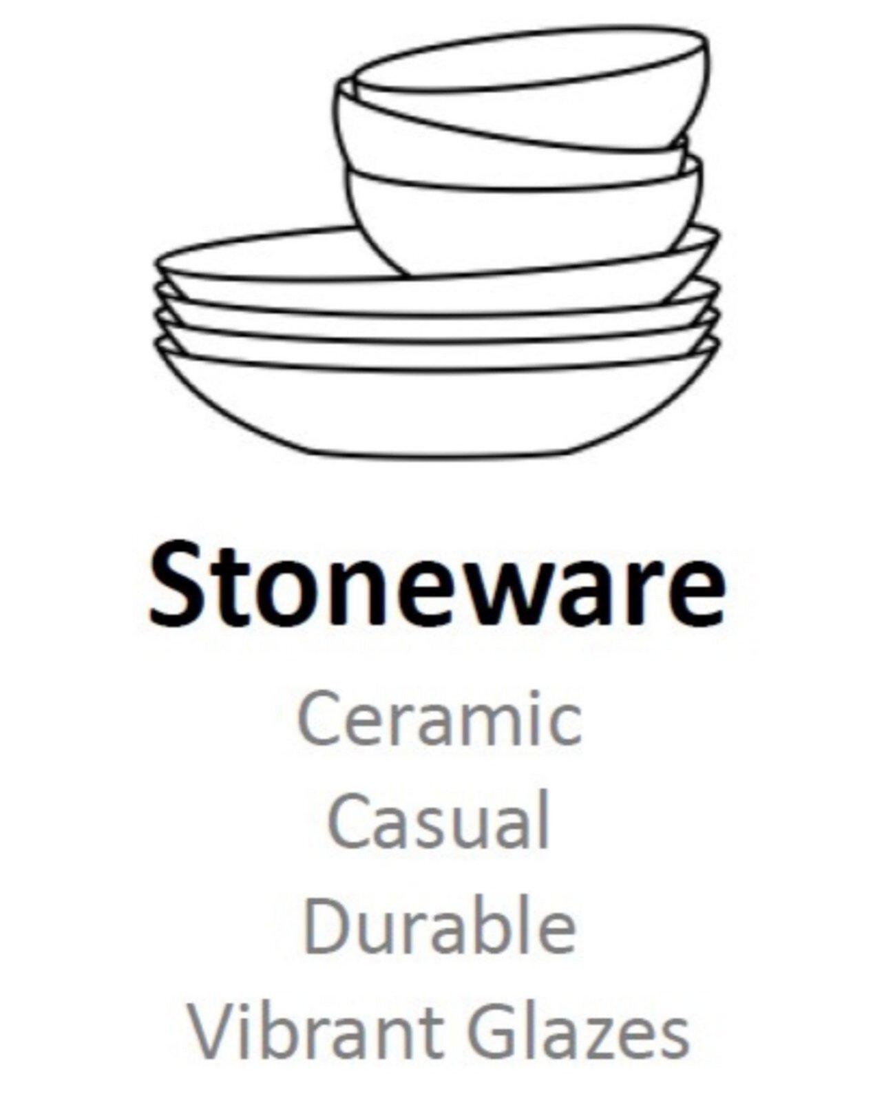 Сервиз из 16 предметов Elama Puesta De Sol для набора столовой посуды из 4 керамических изделий Elama