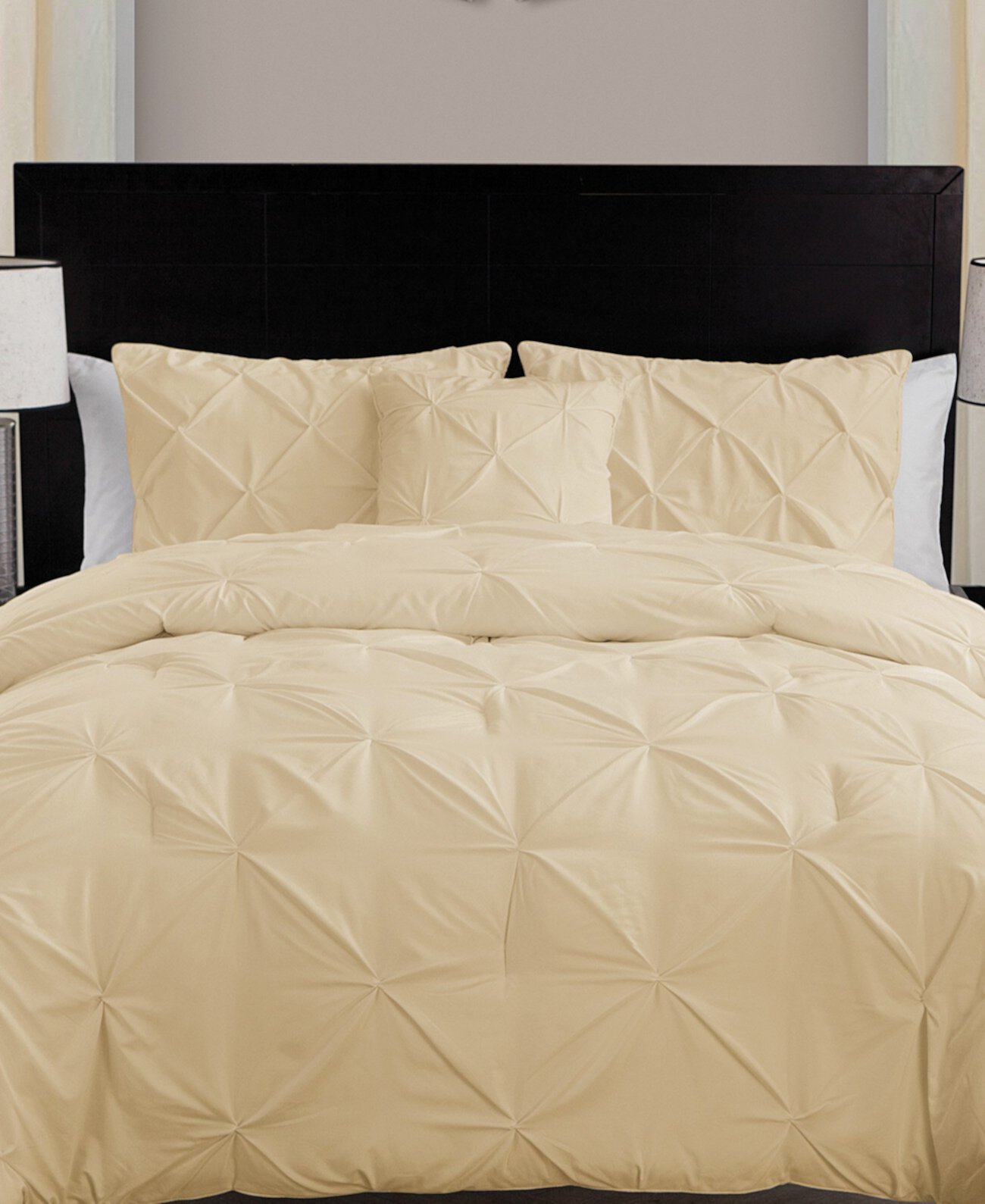 CLOSEOUT! Carmen Pintuck 4 Piece Comforter Set, King Vcny Home