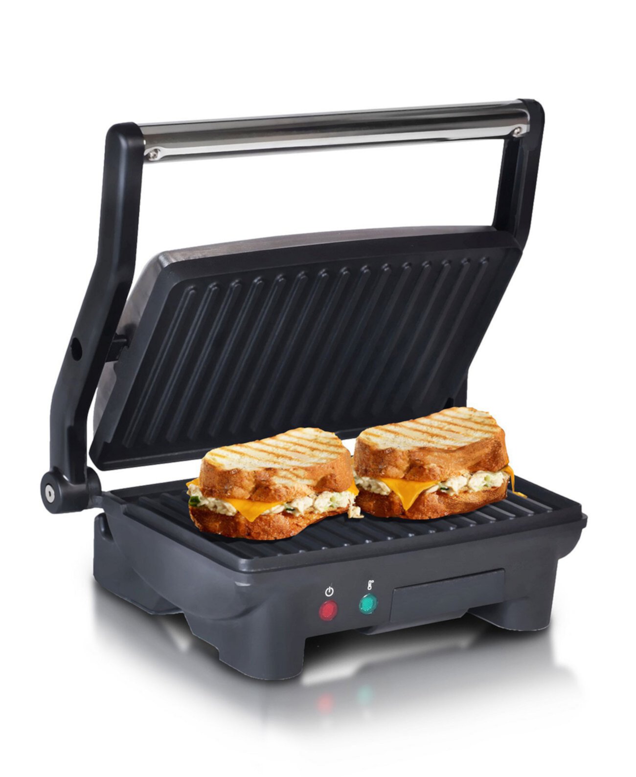 panini press with floating hinge