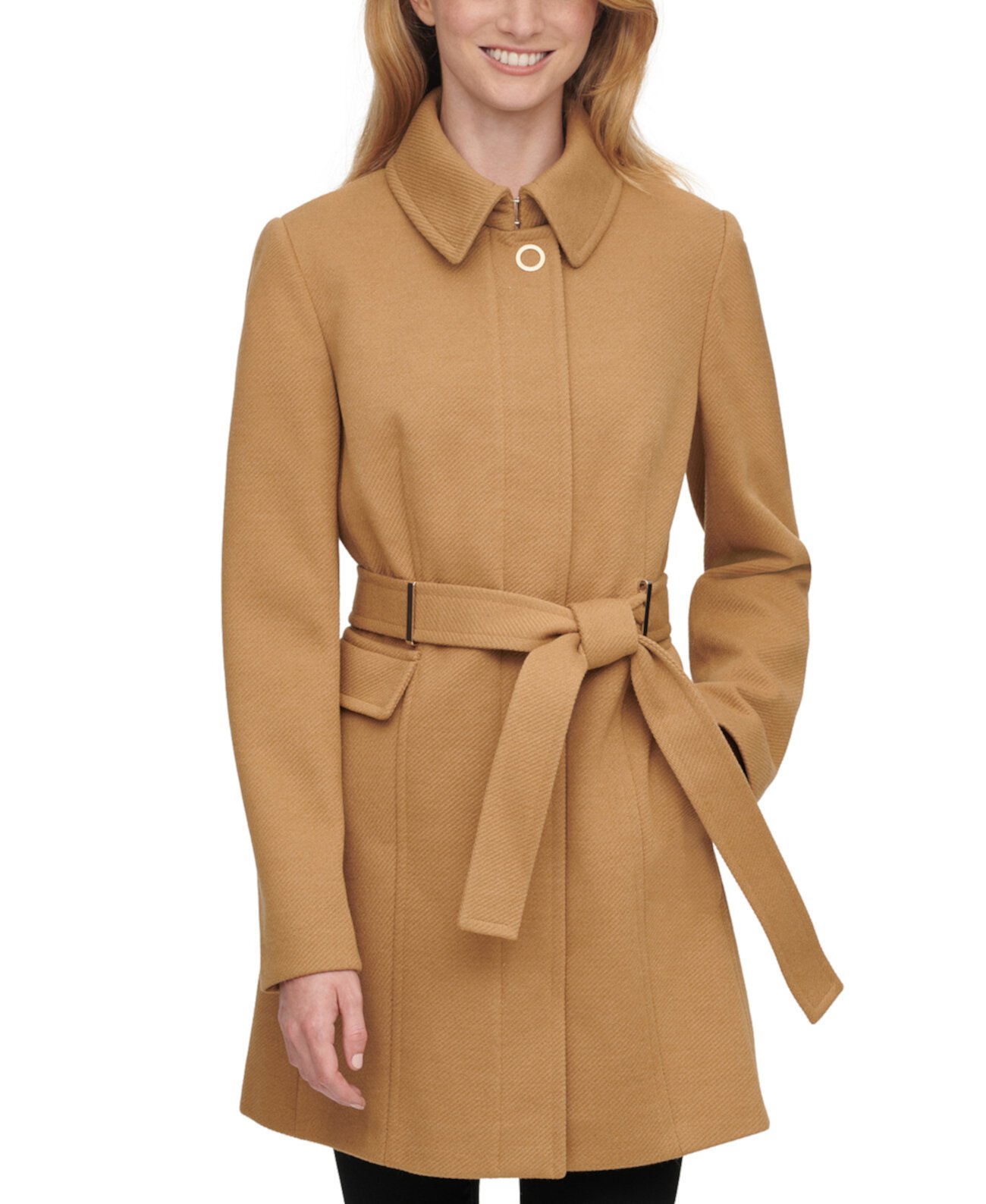 Миниатюрное пальто с поясом Calvin Klein
