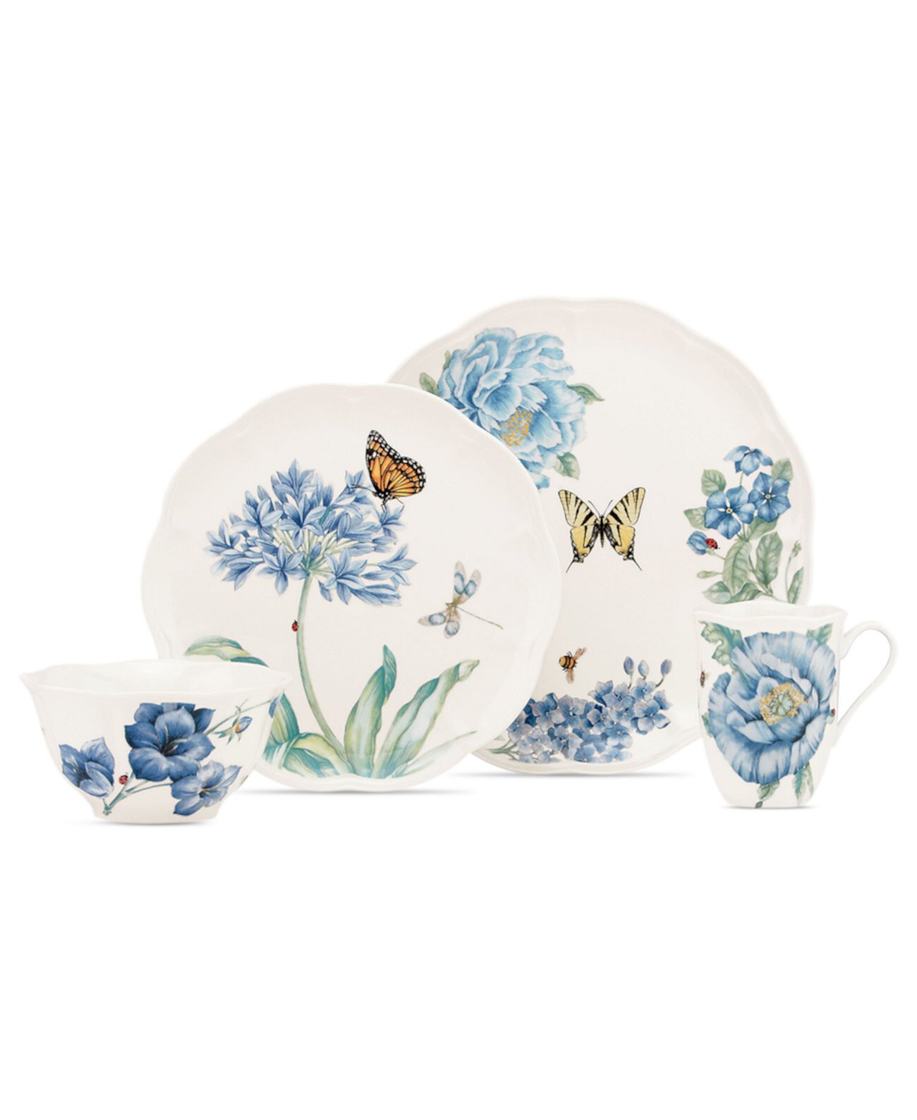 Посуда, Butterfly Meadow Blue, 4 шт. Lenox