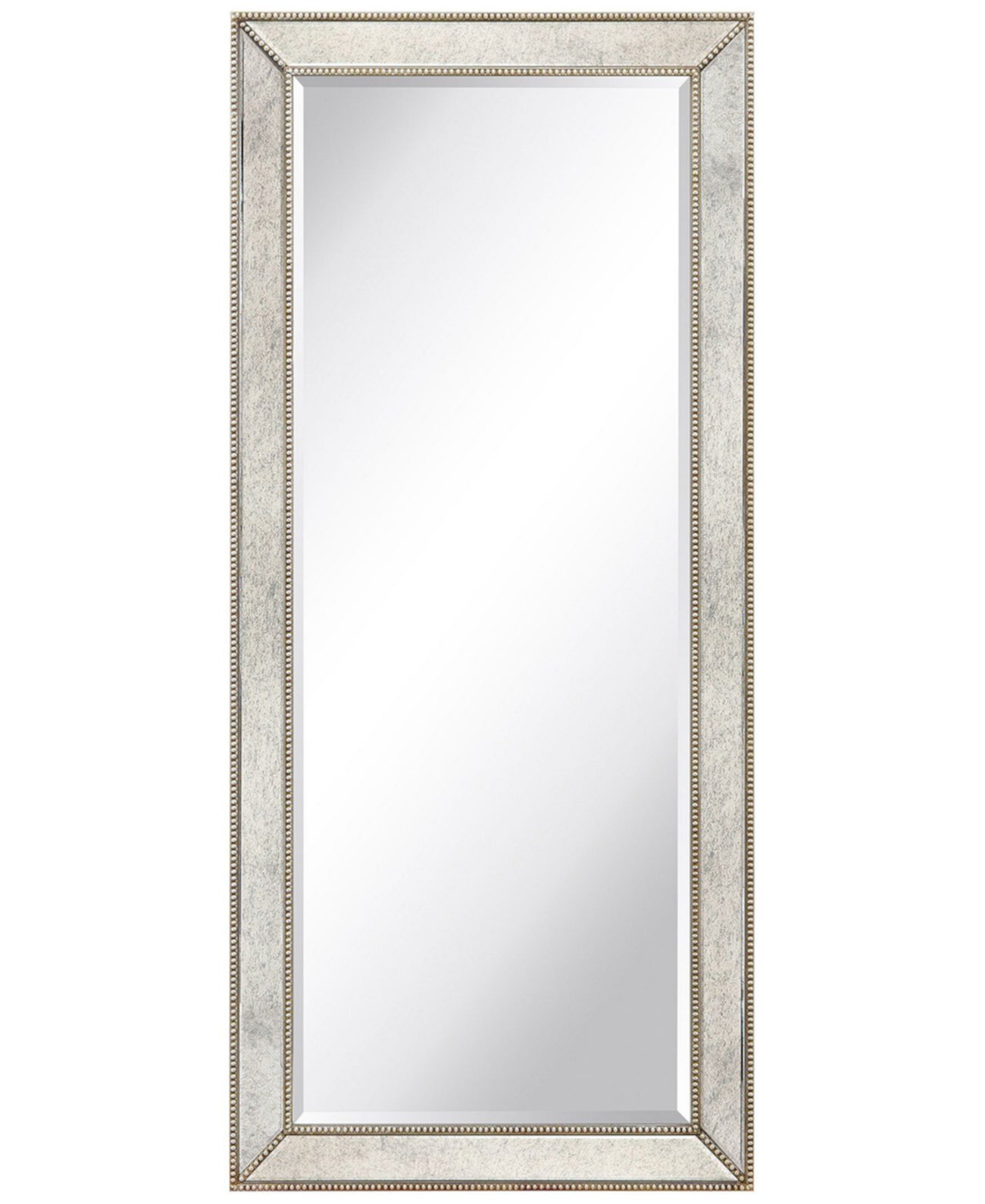 Рама из цельного дерева, покрытая антикварными зеркальными панелями со скошенной кромкой - 24 x 54 дюйма Empire Art Direct