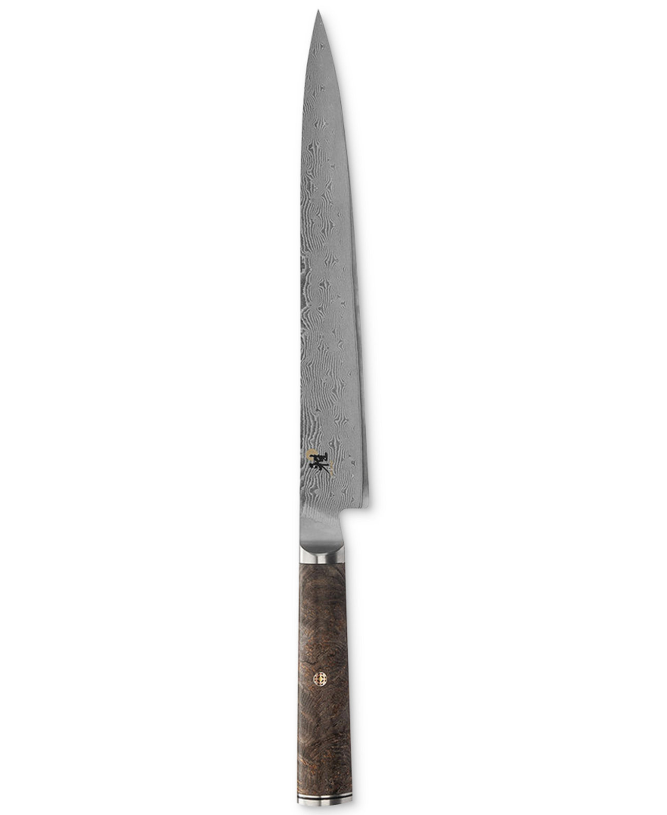 Черный 9,5-дюймовый нож для нарезки ломтиками MIYABI