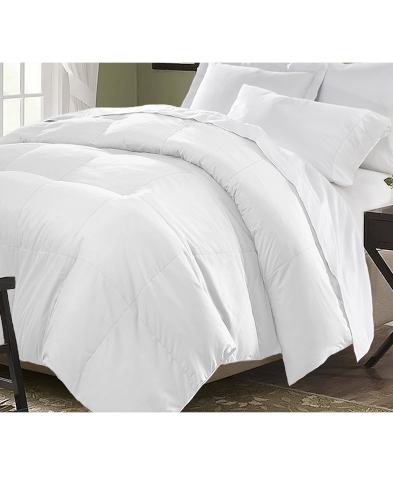 Microfiber Down Fiber Comforter, King Kathy Ireland