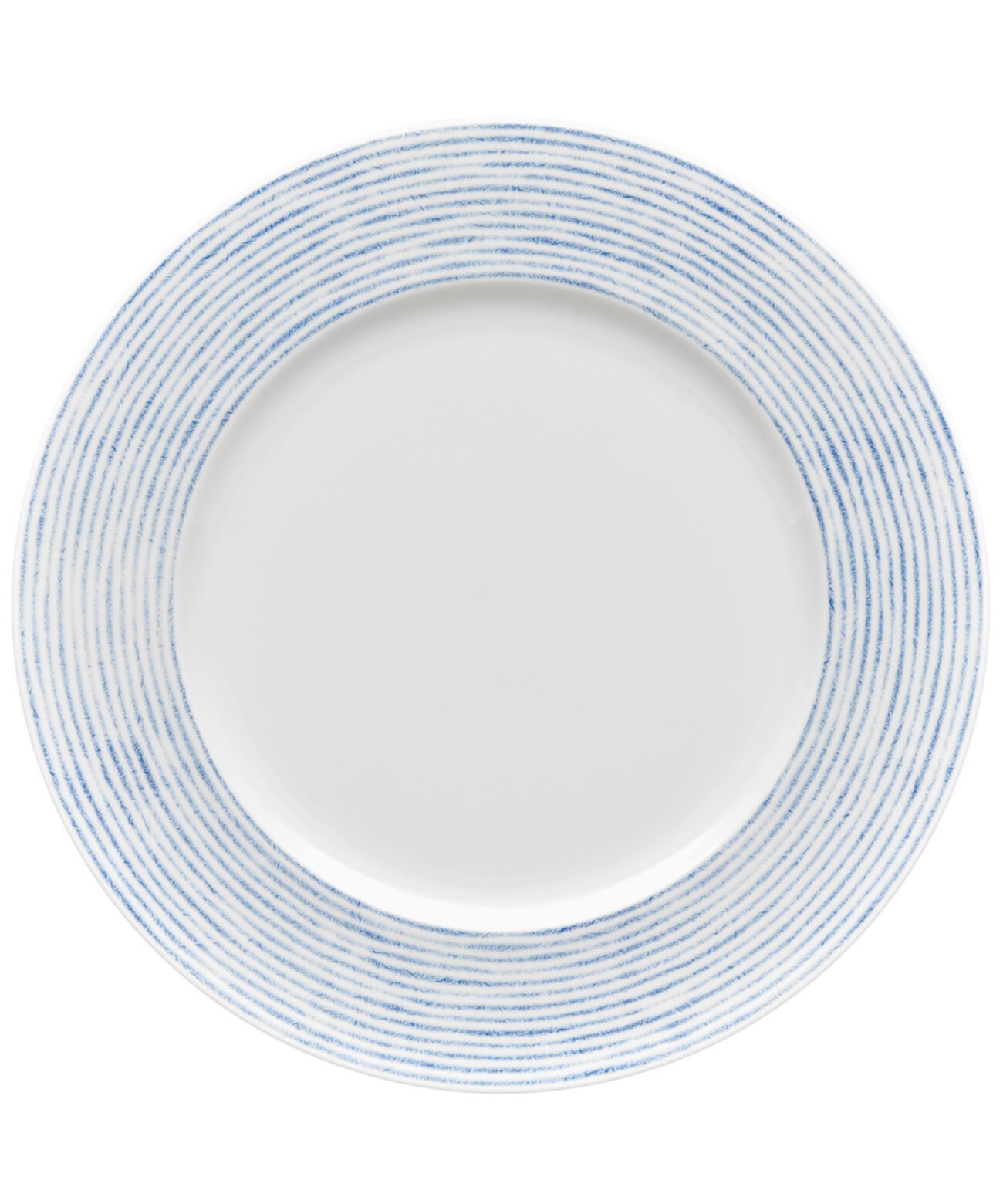 Обеденная тарелка с ободком гамака - полосы, создана для Macy's Noritake