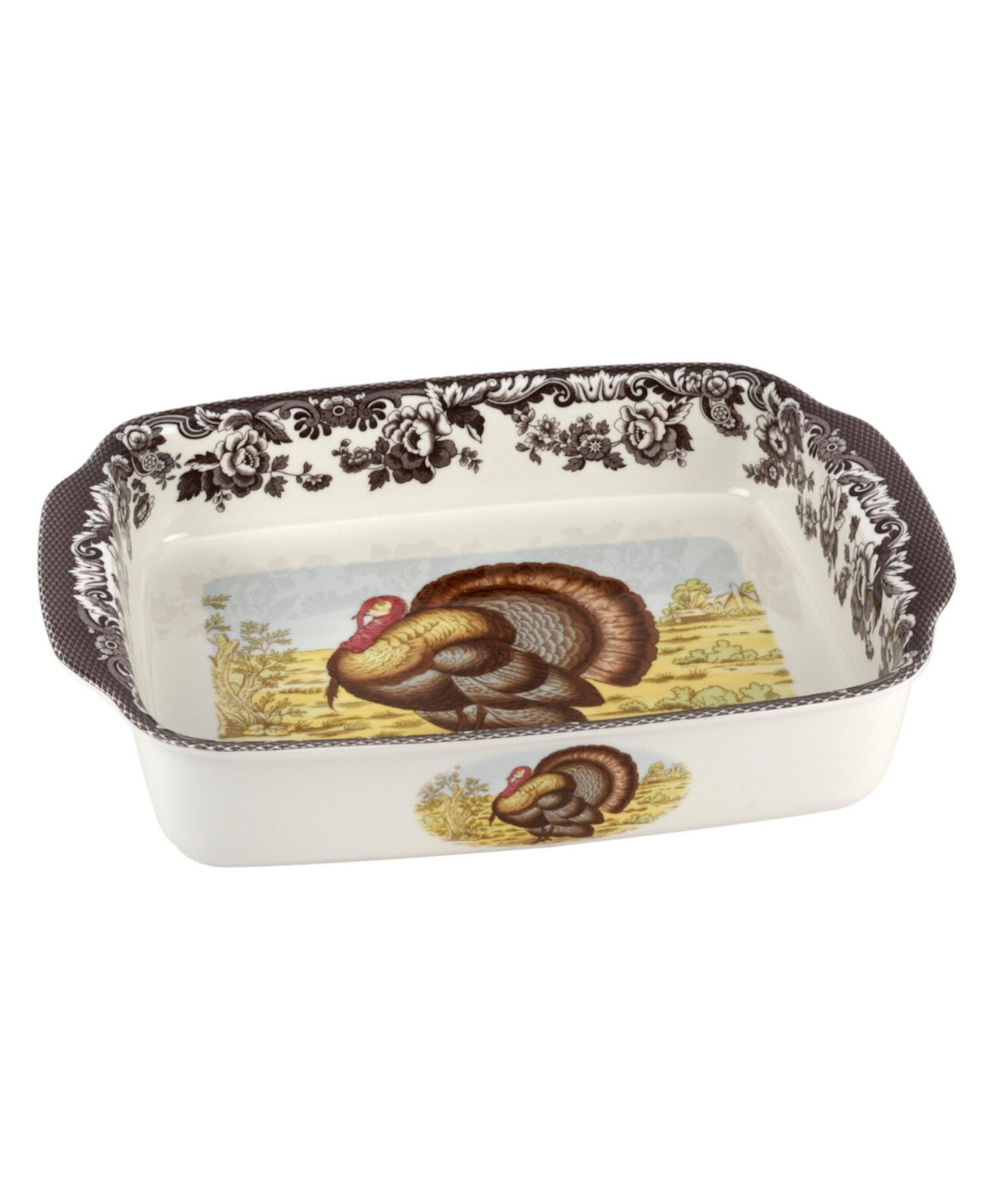 Woodland Turkey Handled Lasagne Spode