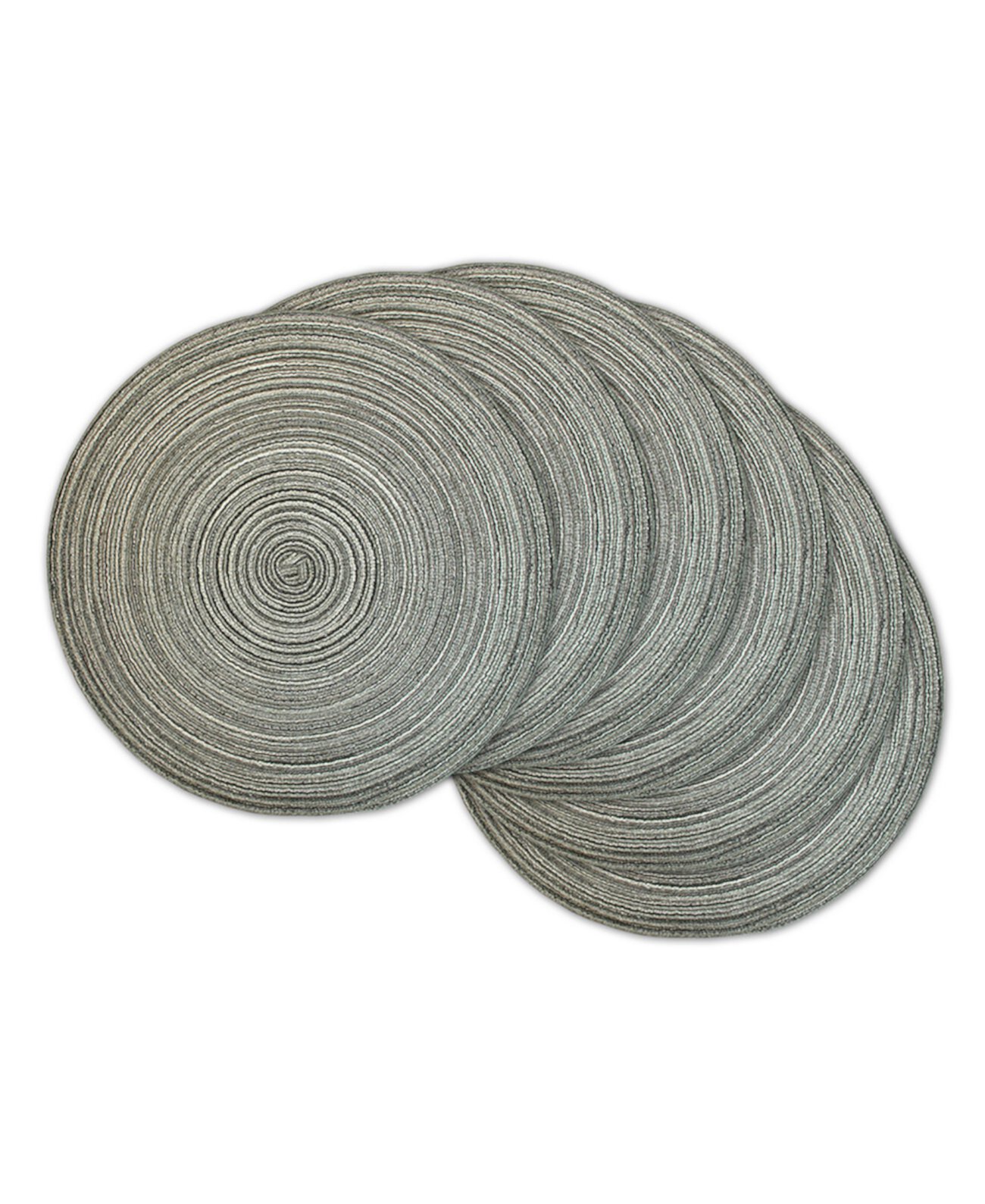 Пестрые круглые тканые салфетки из полипропилена, набор из 6 шт. Design Imports