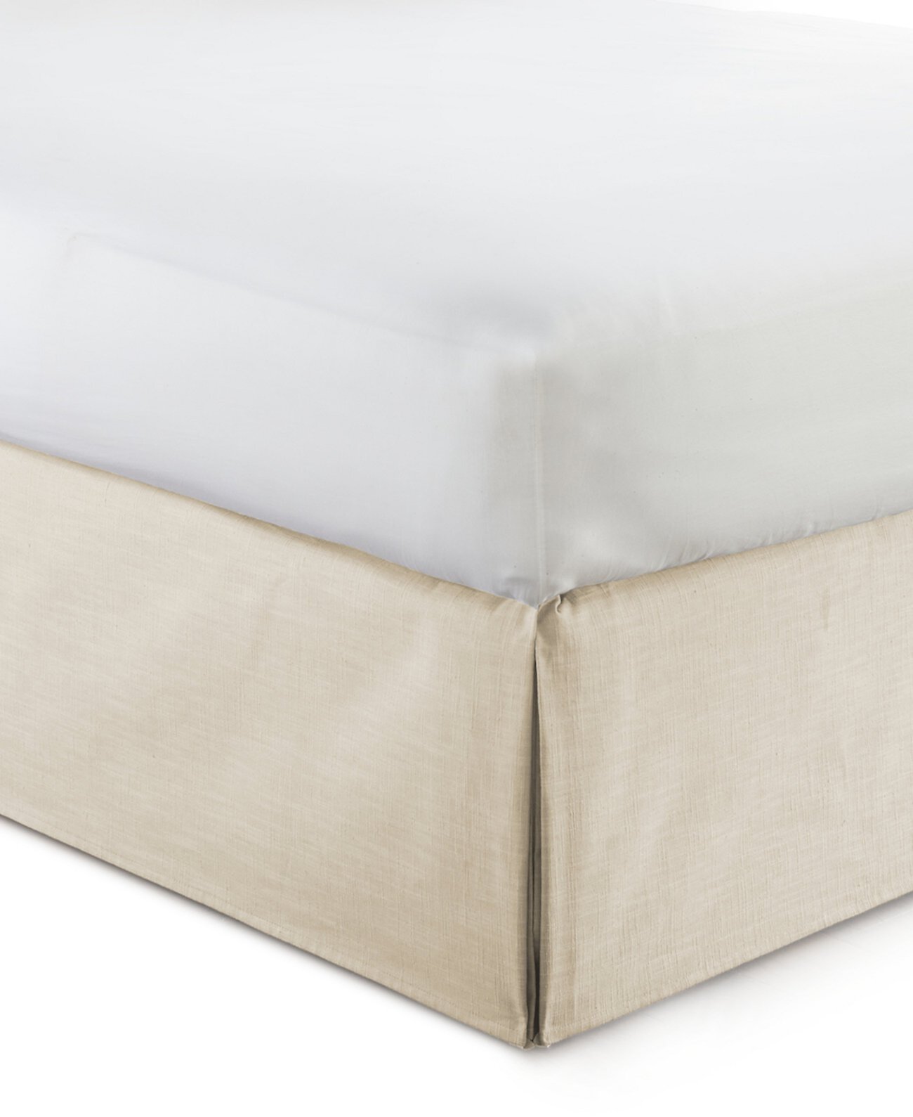 Юбка-кровать Cambric Vanilla 15 дюймов - Полная Colcha Linens