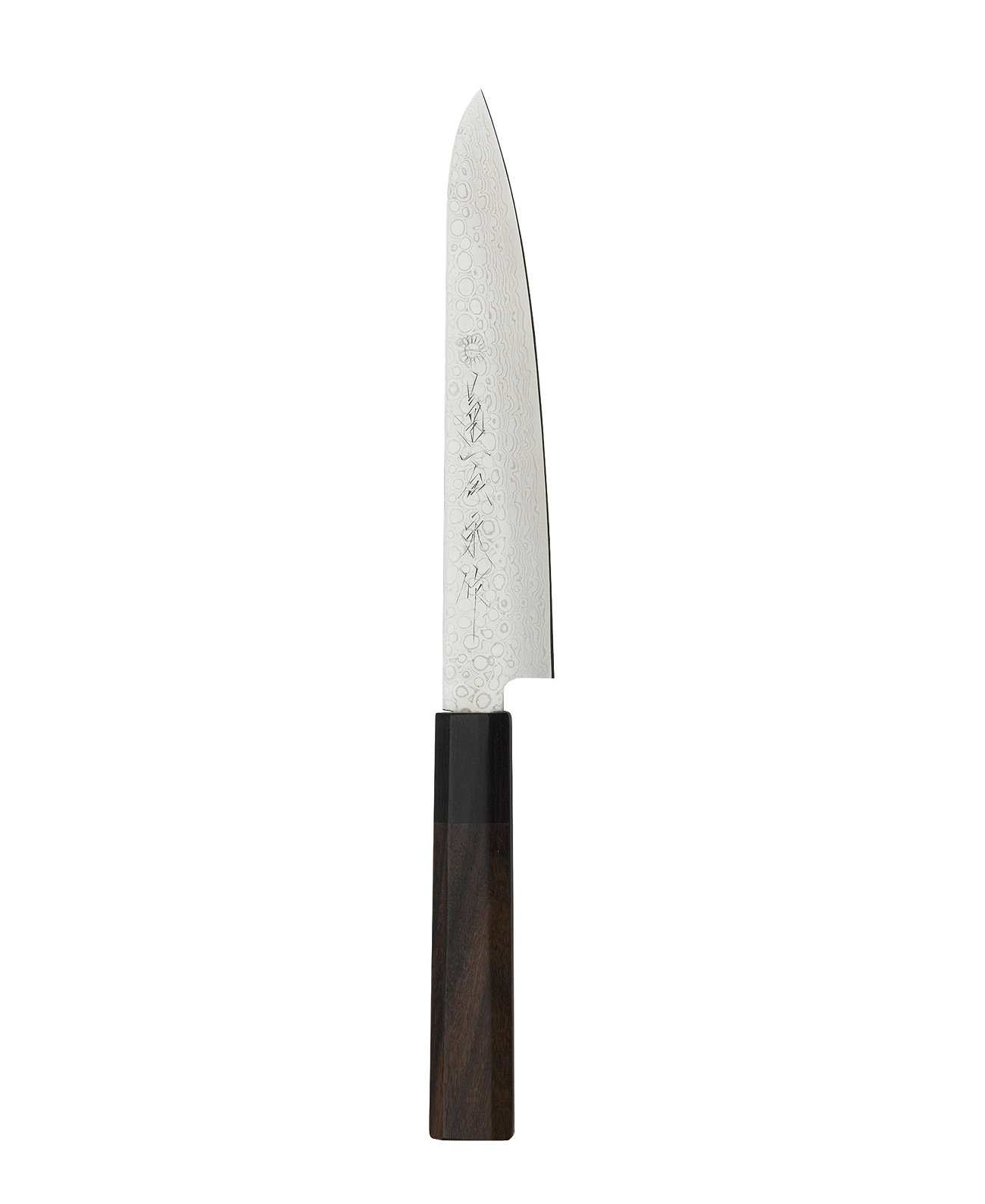 Никель Warikomi Damascus Petty Knife Kikuichi Cutlery