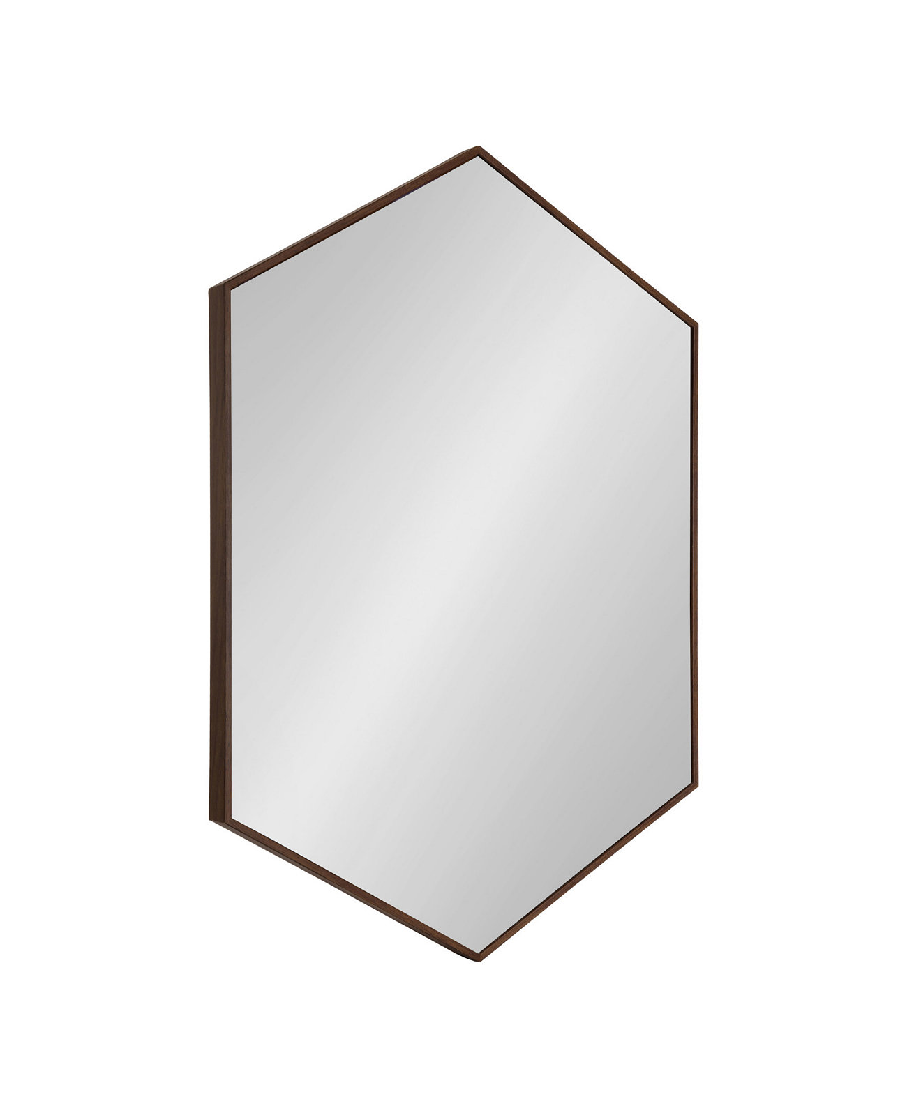 Настенное зеркало Rhodes в шестиугольной раме — 24,75 x 36,75 дюйма Kate and Laurel