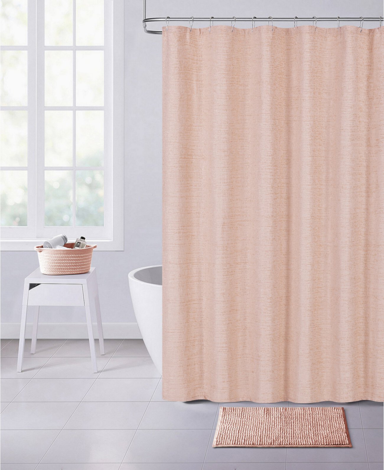 Занавеска для душа Paris Chenille 70 x 72 дюйма Dainty Home