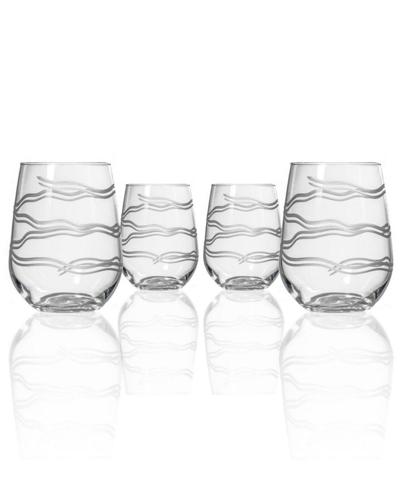 Good Vibrations Stemless 17Oz - Набор из 4 стаканов Rolf Glass