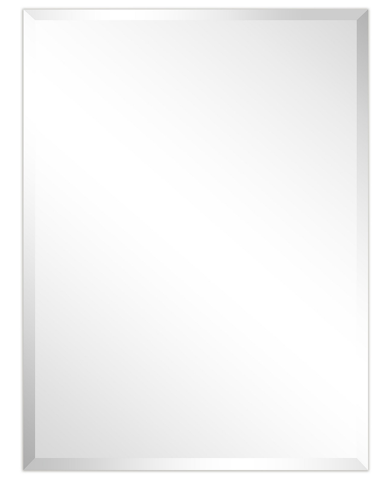 Безрамные зеркальные панели со скошенной призмой — 30 x 40 дюймов Empire Art Direct