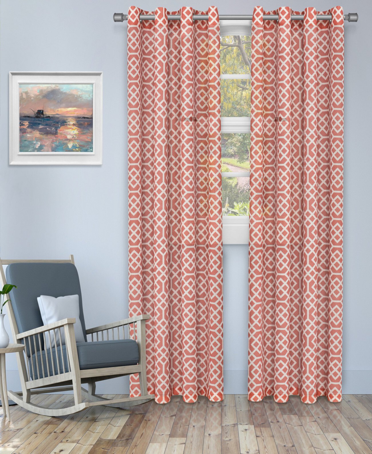 Полупрозрачные панели для штор с сотовым рисунком, набор из 2 шт., 52 "x 63" Superior