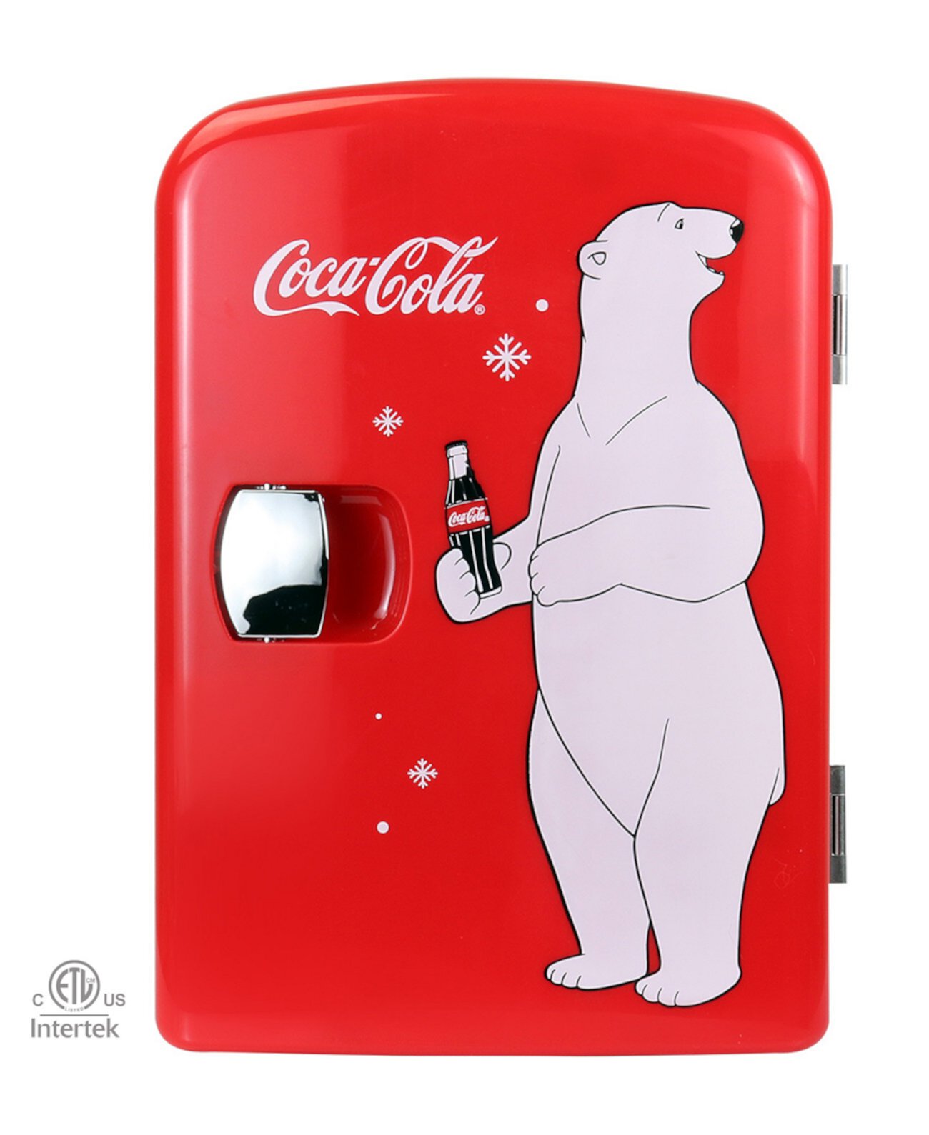 Переносной термоэлектрический мини-холодильник на 6 банок Coca-Cola Polar Bear с подогревом, 4 л / 4,2 кварты, 12 В постоянного тока / 110 В переменного тока для дома, общежития, автомобиля, лодки, напитков, закусок, средств по уходу за кожей, косметики,  Koolatron
