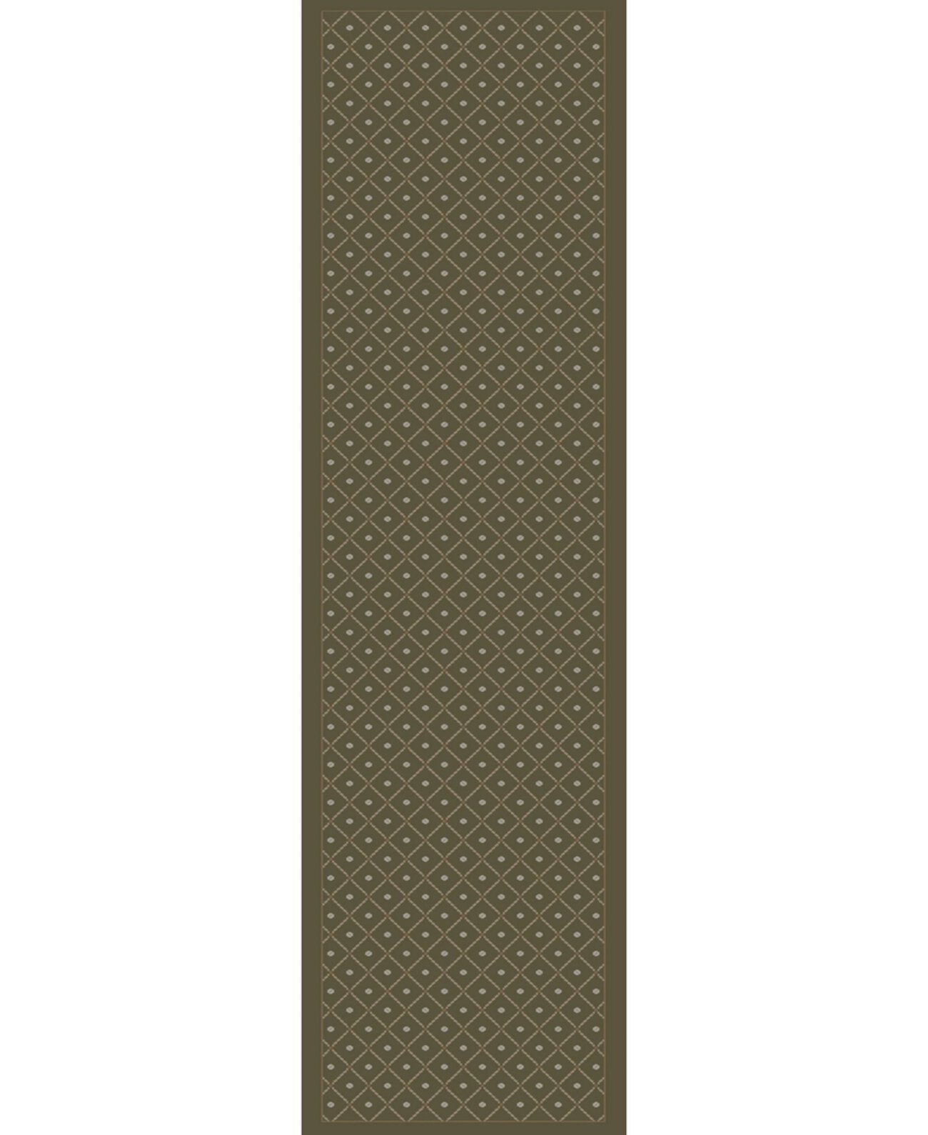 ЗАВЕРШЕНИЕ! 782/1514/SAGE Пезаро Зеленый коврик для беговых дорожек 2 фута 2 дюйма x 7 футов 7 дюймов KM Home