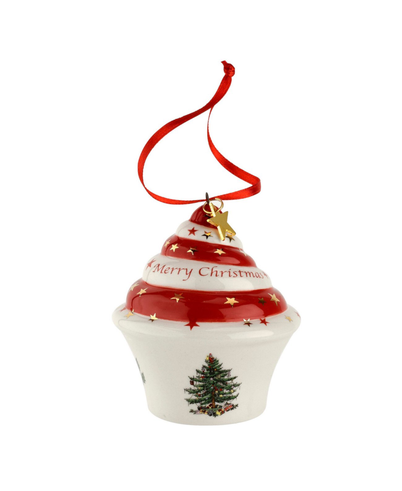 Christmas Tree Cupcake Ornament Spode