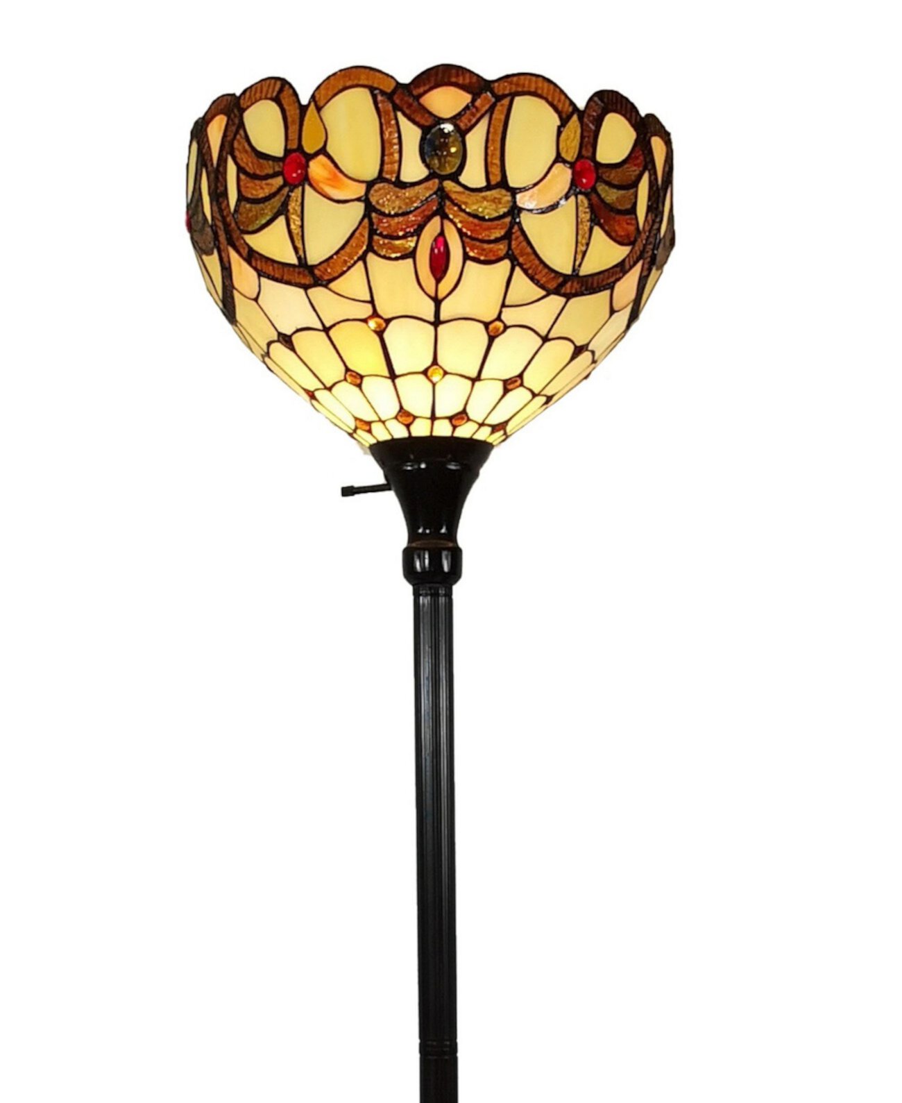 Торшер Tiffany Style Torchiere Amora Lighting