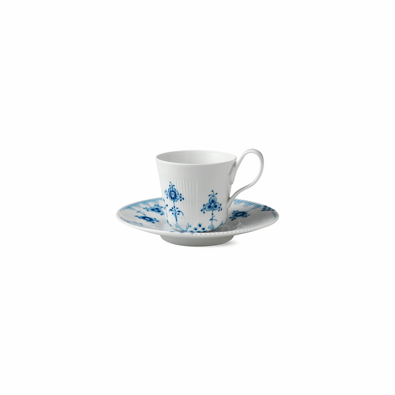 Чашка и блюдце с высокой ручкой Blue Elements Royal Copenhagen