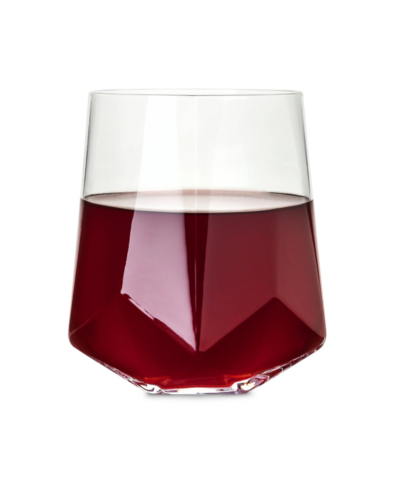 Граненый хрустальный бокал для вина Raye, набор из 2 шт. Viski