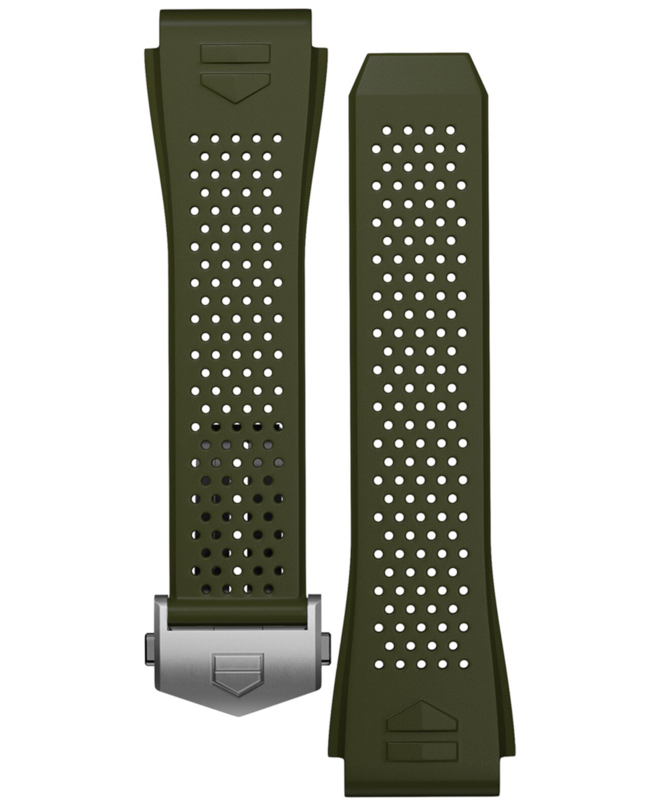 Мужские часы Connected со сменным зеленым каучуковым ремешком, 45 мм TAG Heuer