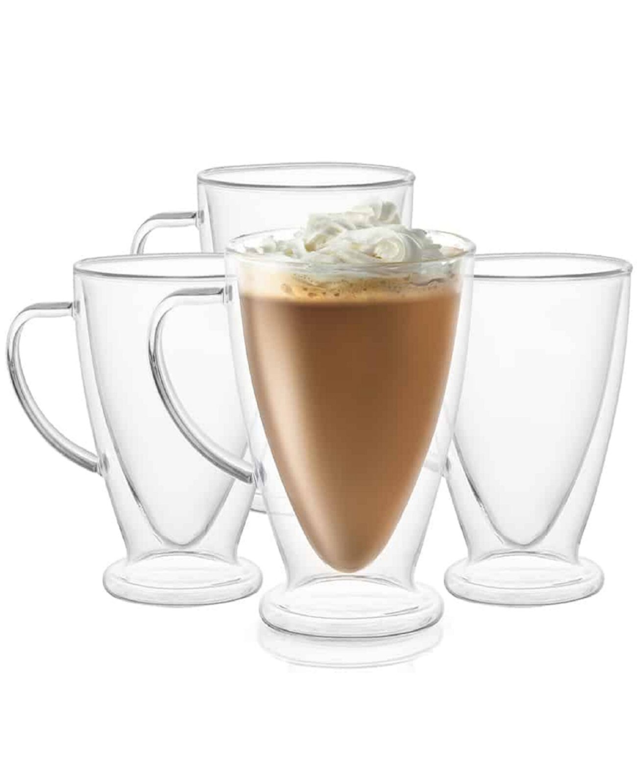 Кружки Declan Irish Coffee с двойными стенками, изолированные, 4 шт. JoyJolt