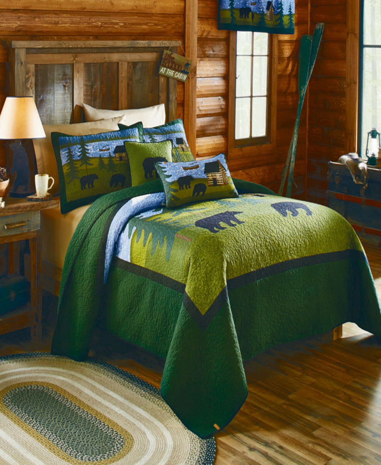Декоративная подушка Bear River, 18 x 18 дюймов American Heritage Textiles