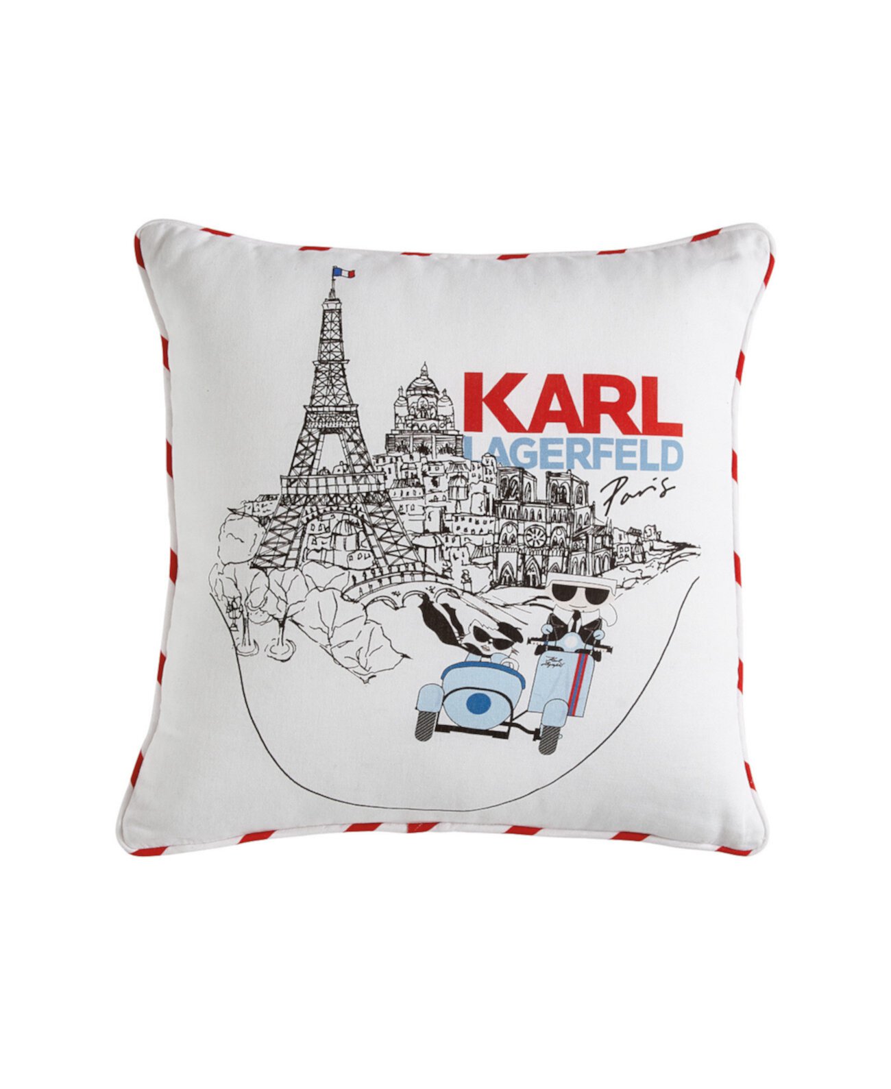 Декоративная подушка для коляски, 18 x 18 дюймов Karl Lagerfeld Paris
