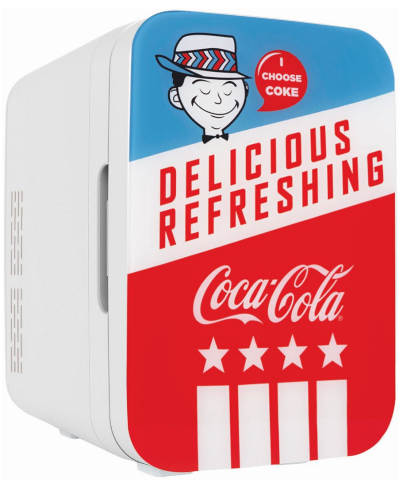 Компактный термоэлектрический охладитель и теплый мини-холодильник Coca-Cola Americana-10L Cooluli