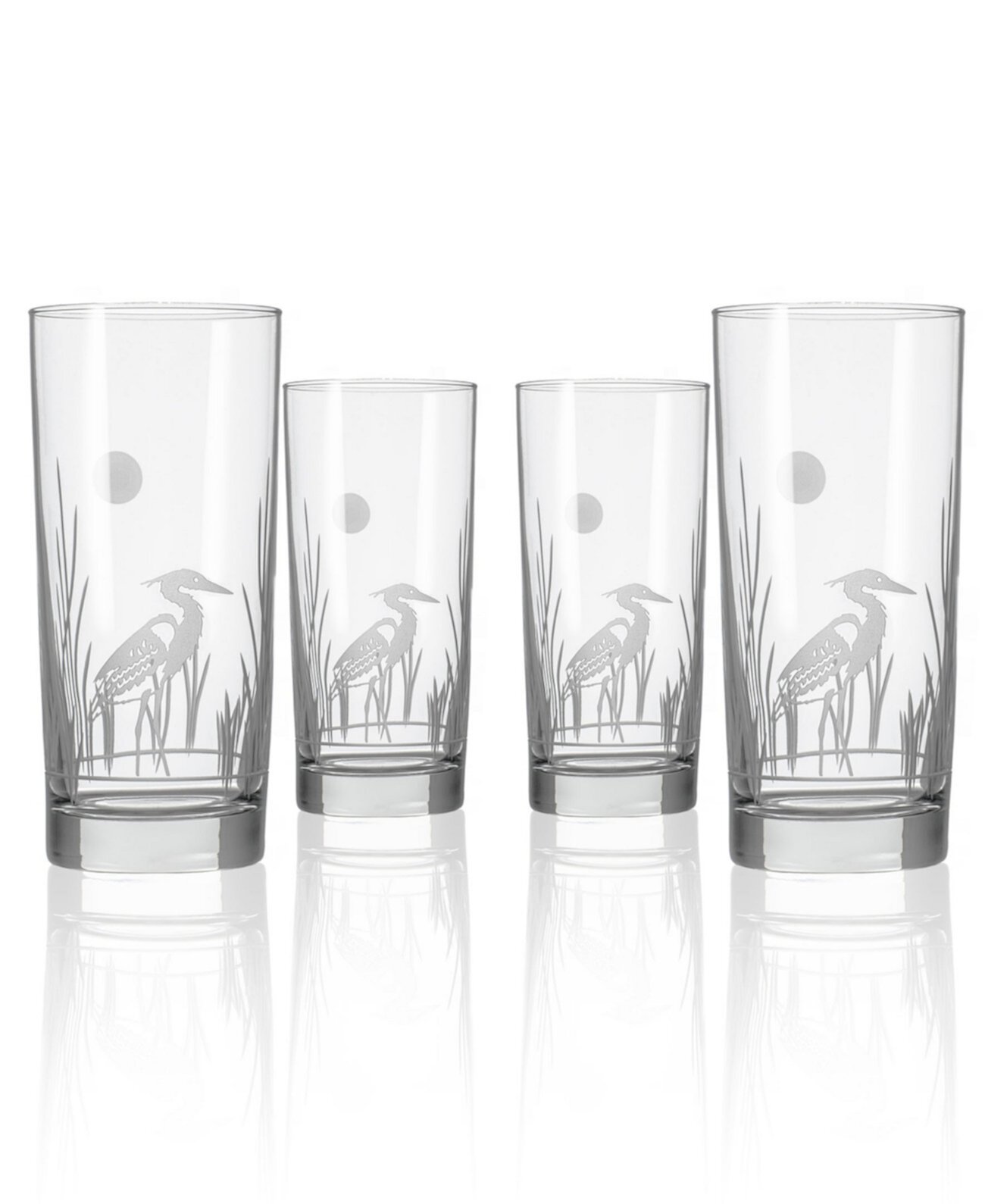 Heron Cooler Highball 15 унций - набор из 4 стаканов Rolf Glass