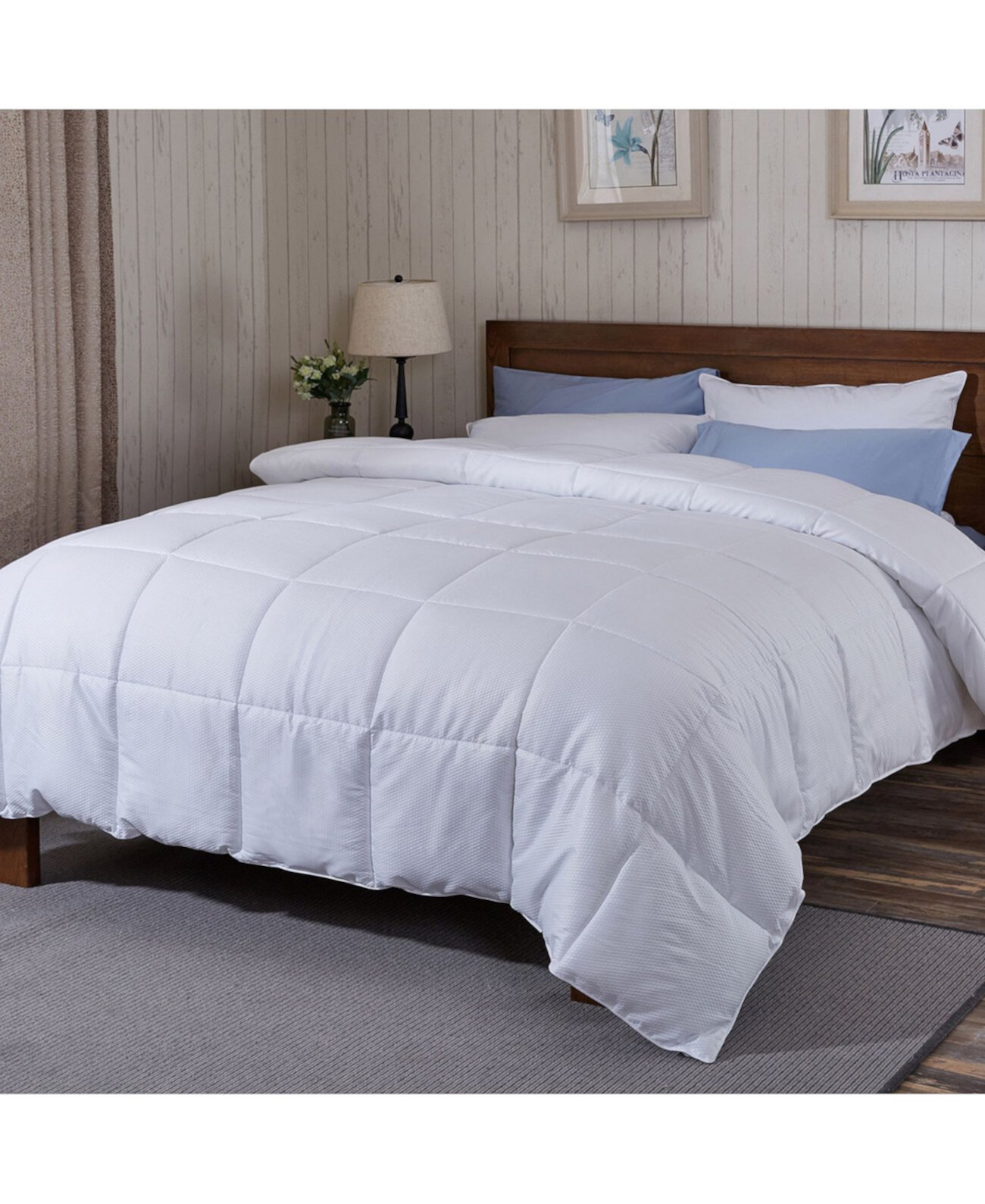 Всесезонное одеяло с двумя односпальными кроватями Puredown