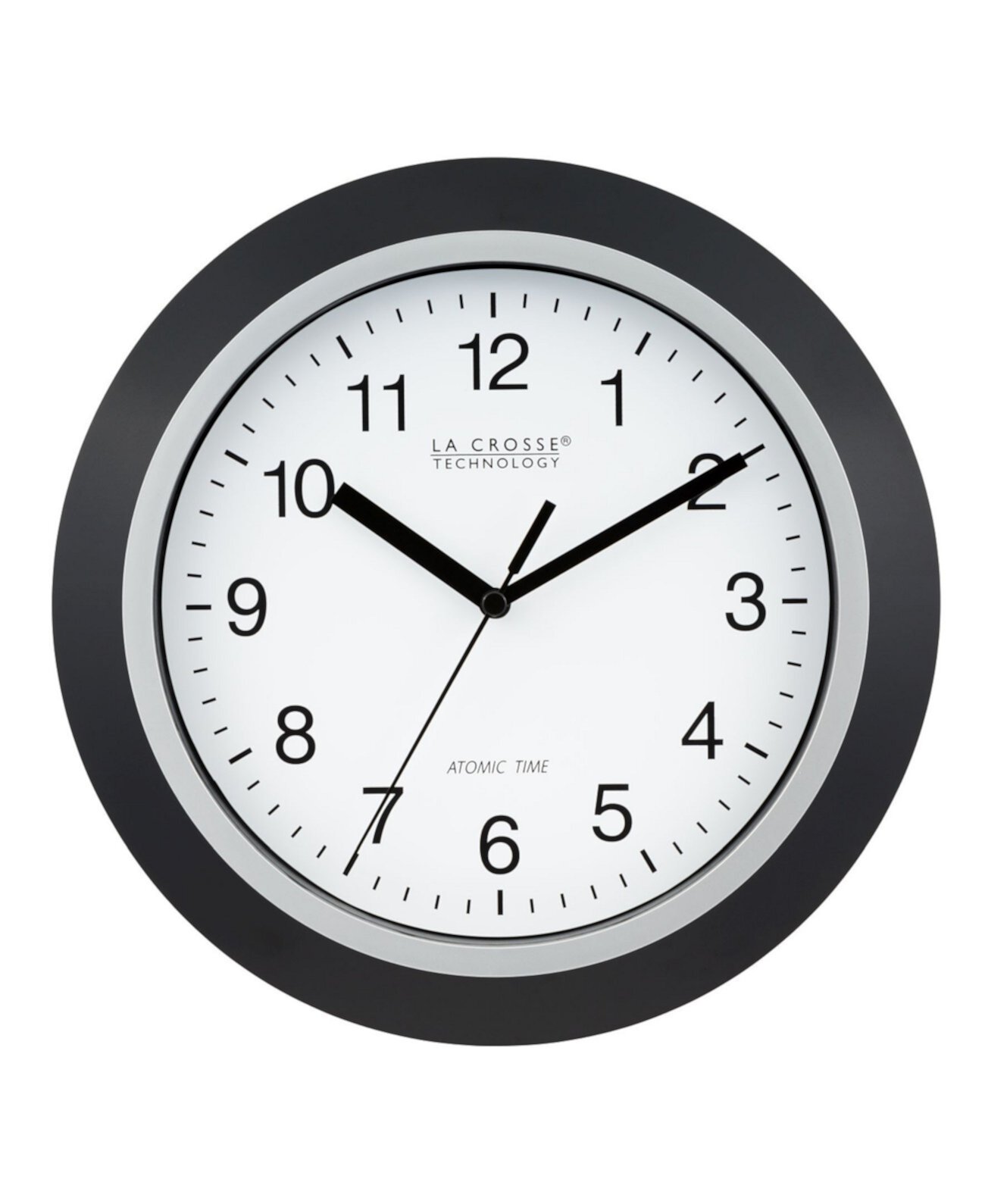 10-дюймовые классические аналоговые настенные часы Atomic La Crosse Technology