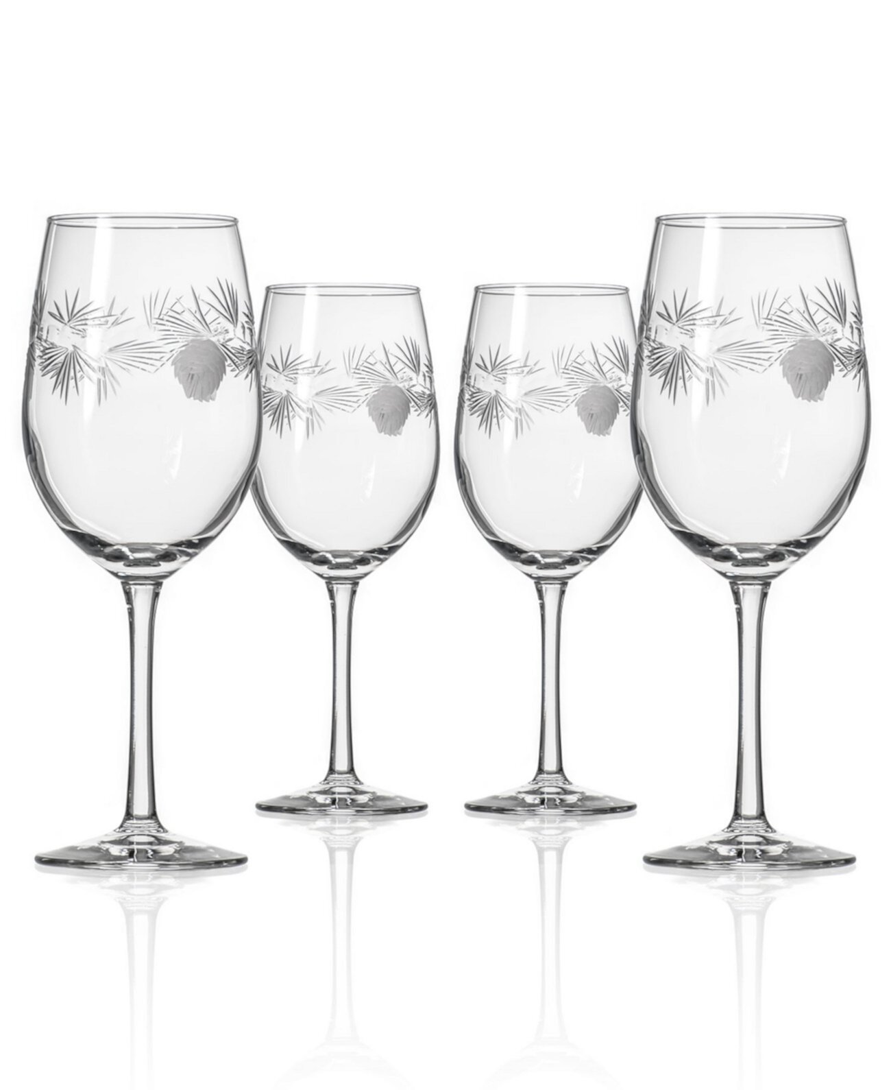 Ледяное белое вино из сосны, 12 унций - набор из 4 бокалов Rolf Glass