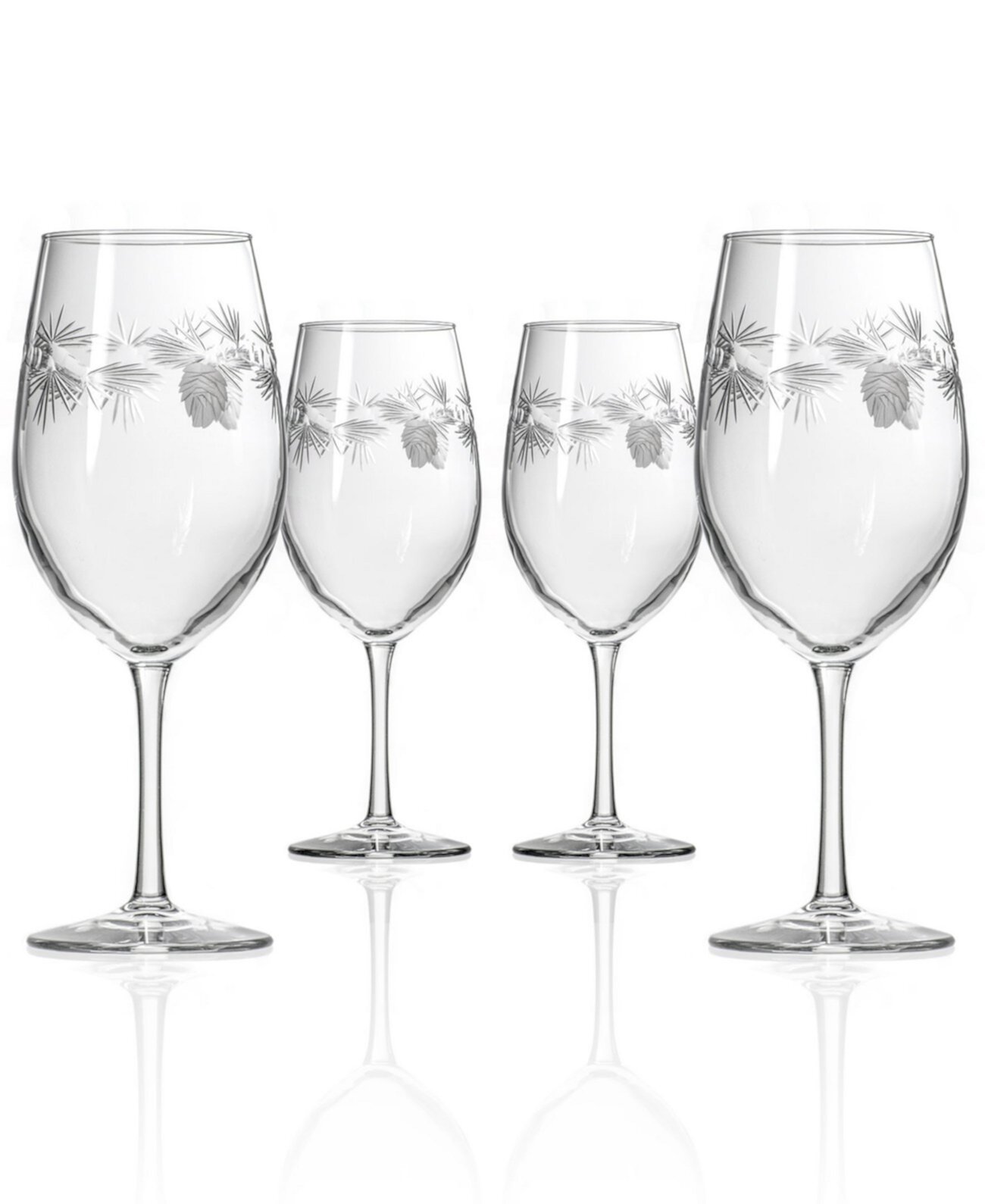 Универсальный бокал для вина Icy Pine 18 унций - набор из 4 бокалов Rolf Glass