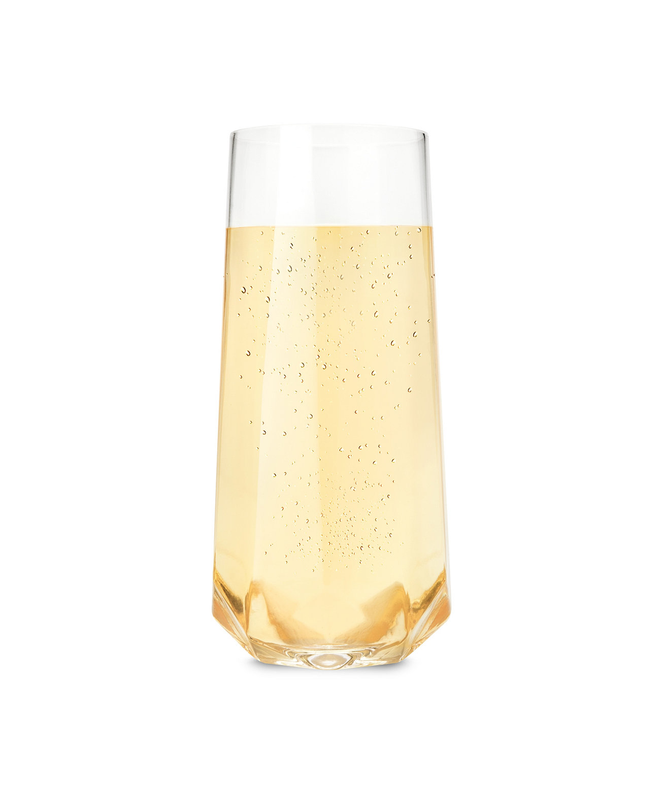 Набор из 2 бокалов для шампанского с гранеными кристаллами Raye Viski