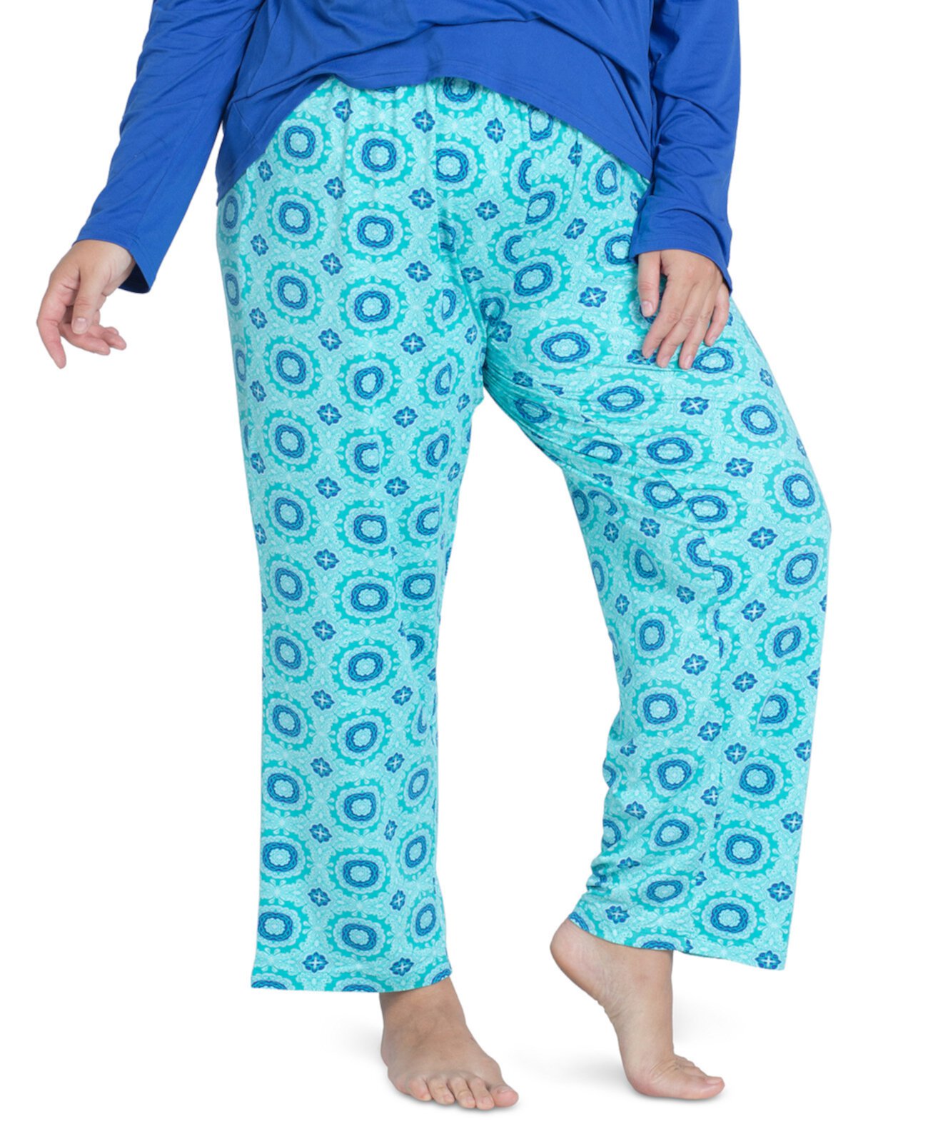 Plus Size Cool Girl Printed Pajama Pants MUK LUKS