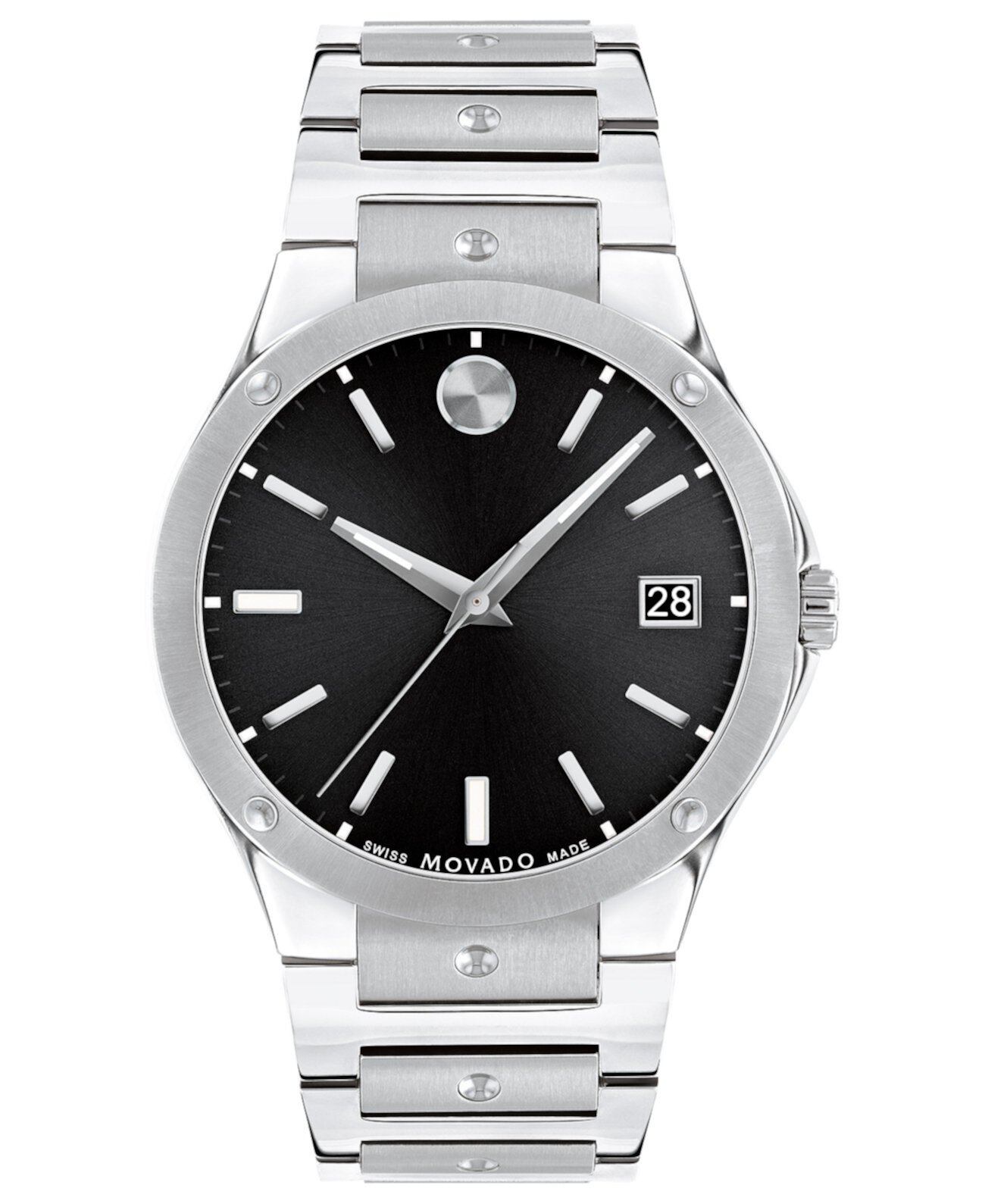 Мужские часы Swiss Sports Edition с браслетом из нержавеющей стали, 41 мм Movado