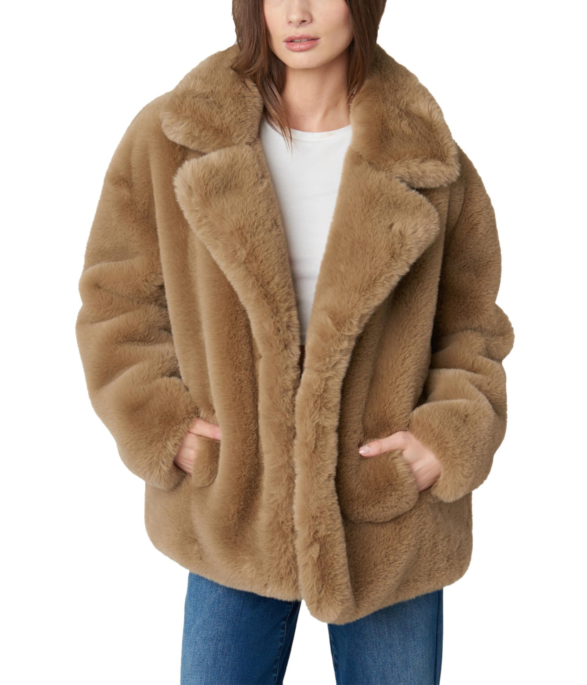 Женское Пальто с искусственным мехом Blank NYC Faux Fur Jacket Blank NYC