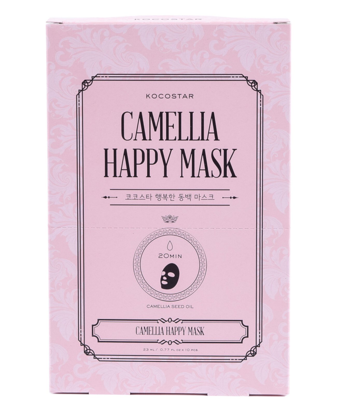 Kocostar тканевая маска Camellia Happy Mask с экстрактом камелии.