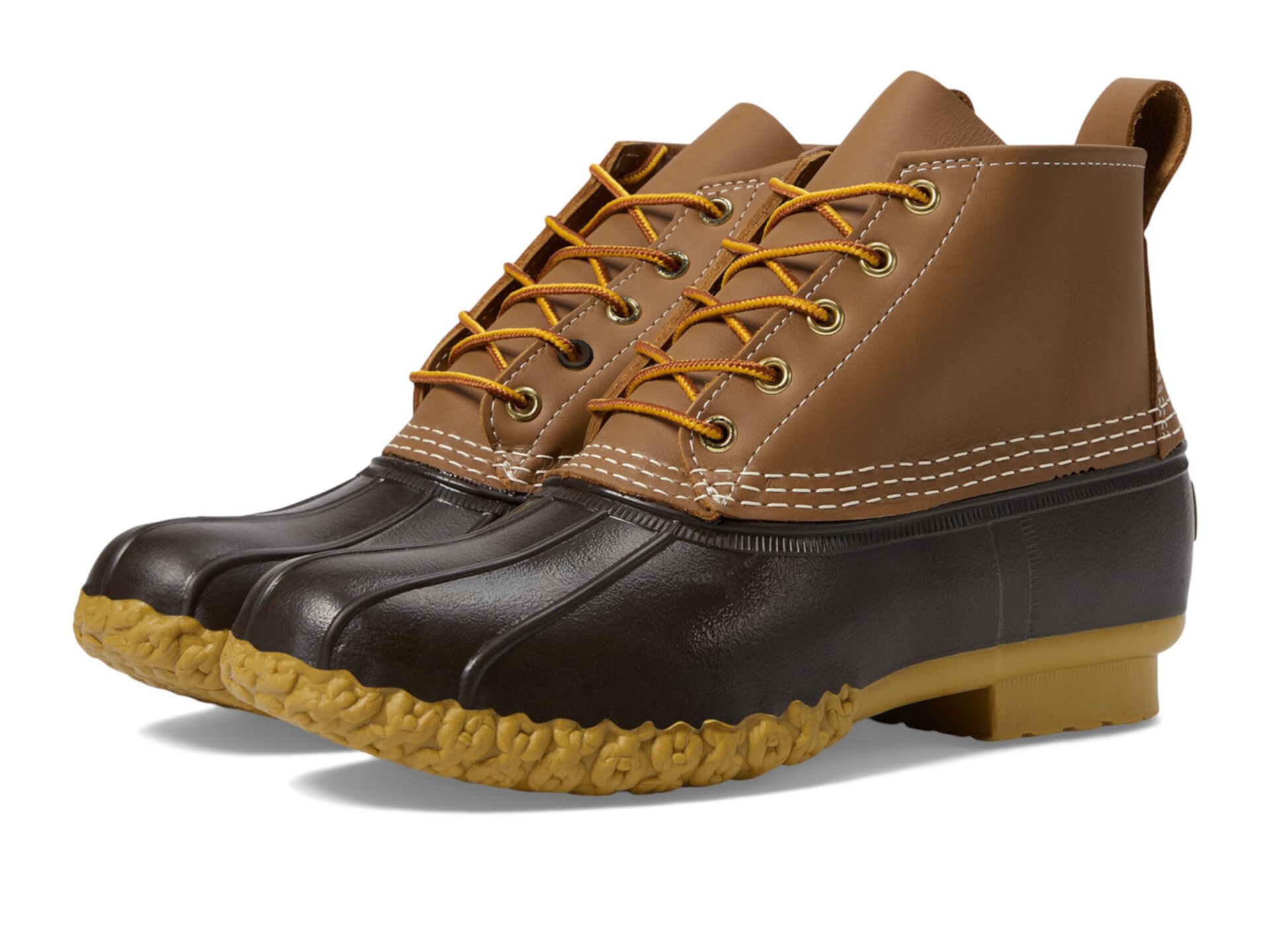 Мужские Зимние ботинки L.L.Bean 6 Bean Boots из натуральной кожи и водонепроницаемой резины L.L.Bean