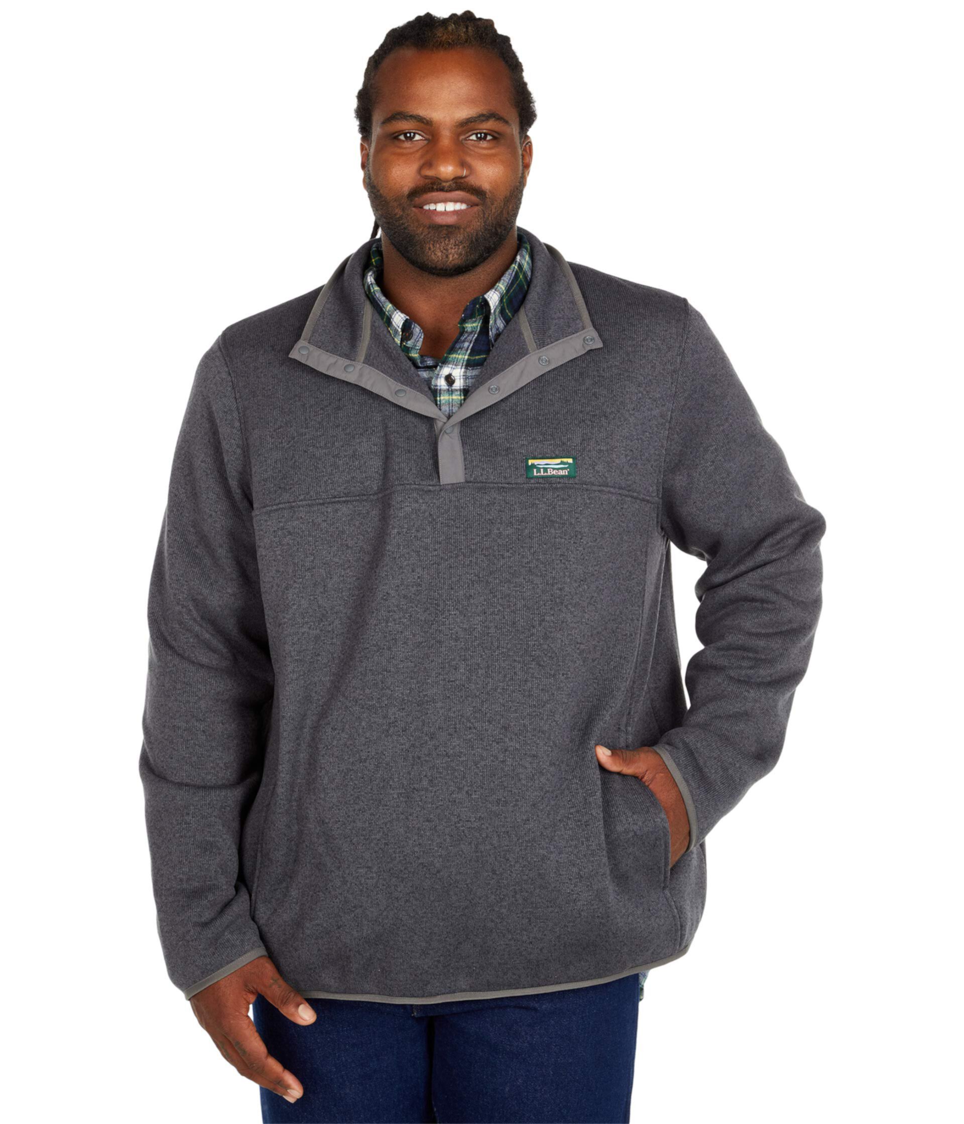 Мужская Толстовка L.L.Bean Sweater Fleece Pullover - Tall L.L.Bean