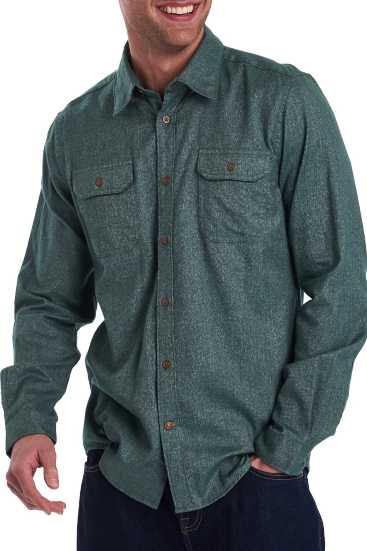 Longstone Dobby Regular Fit Shirt Barbour