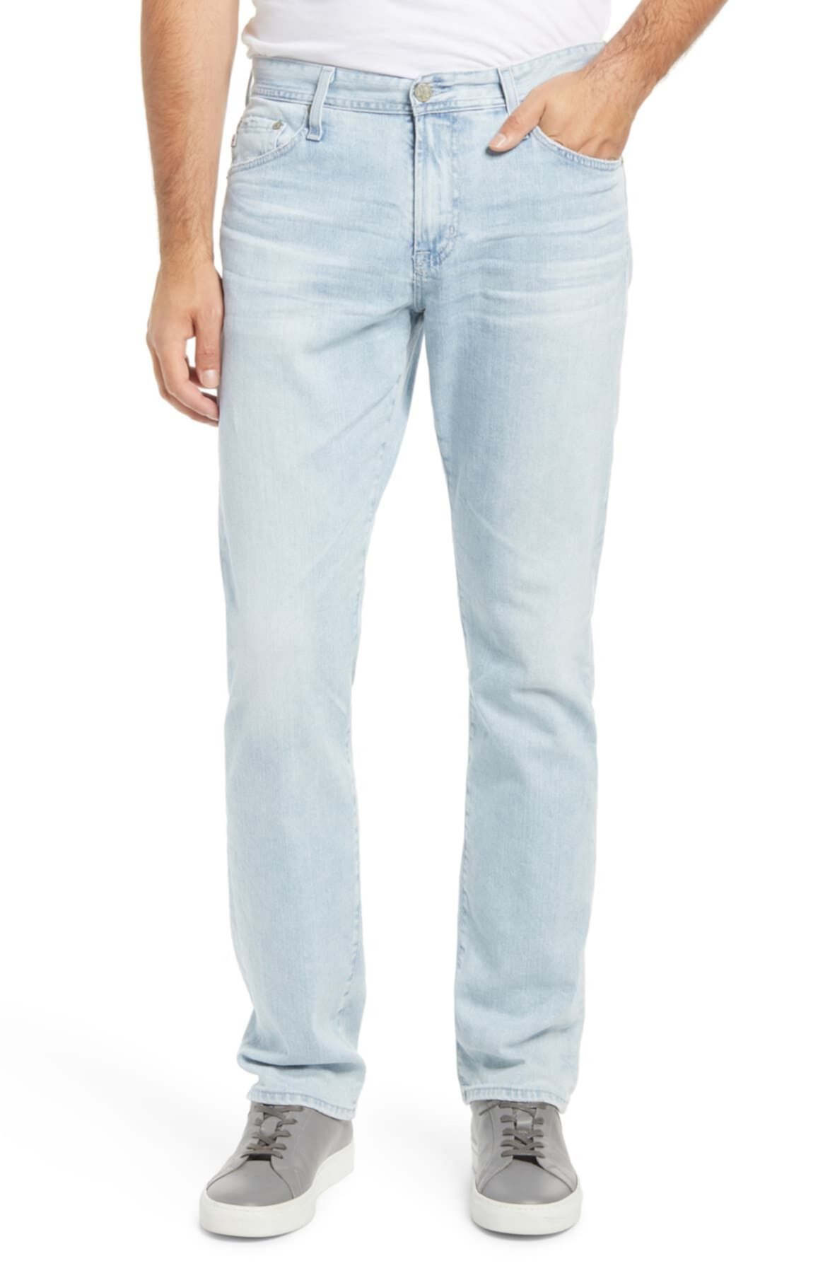 Узкие прямые джинсы Everett с прямыми штанинами AG