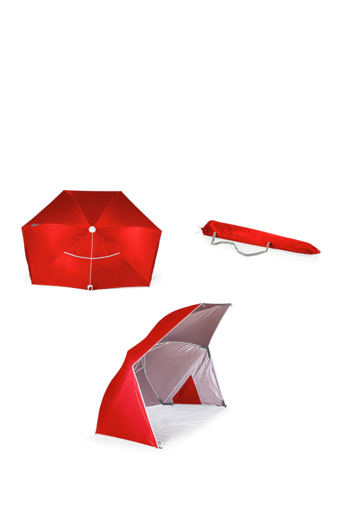 Brolly-Beach Umbrella - Red Picnic Time