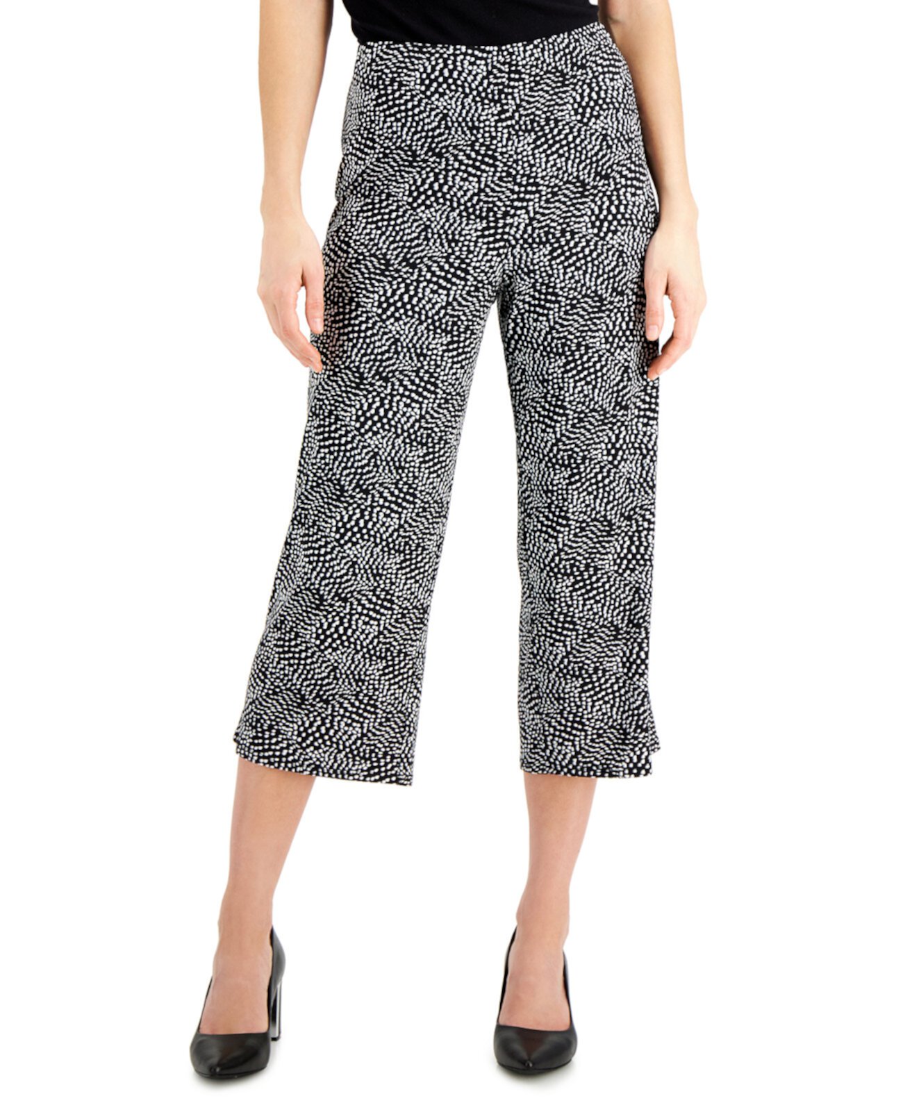 Укороченные брюки с точечным принтом, созданные для Macy's Alfani
