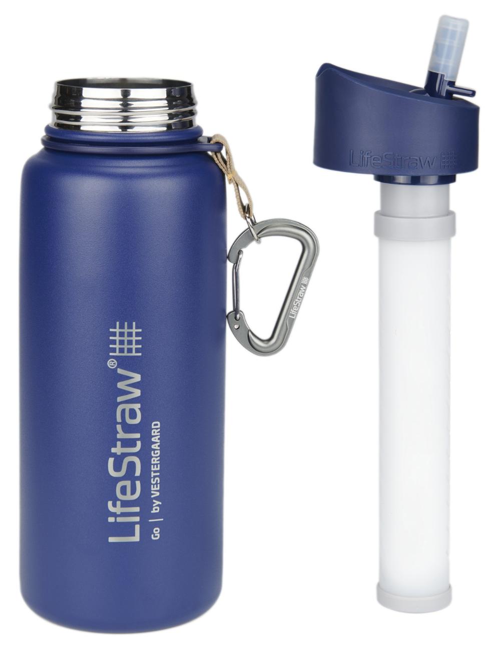 Вакуумная бутылка из нержавеющей стали с фильтром Go - 24 эт. унция $ 12.99 LifeStraw