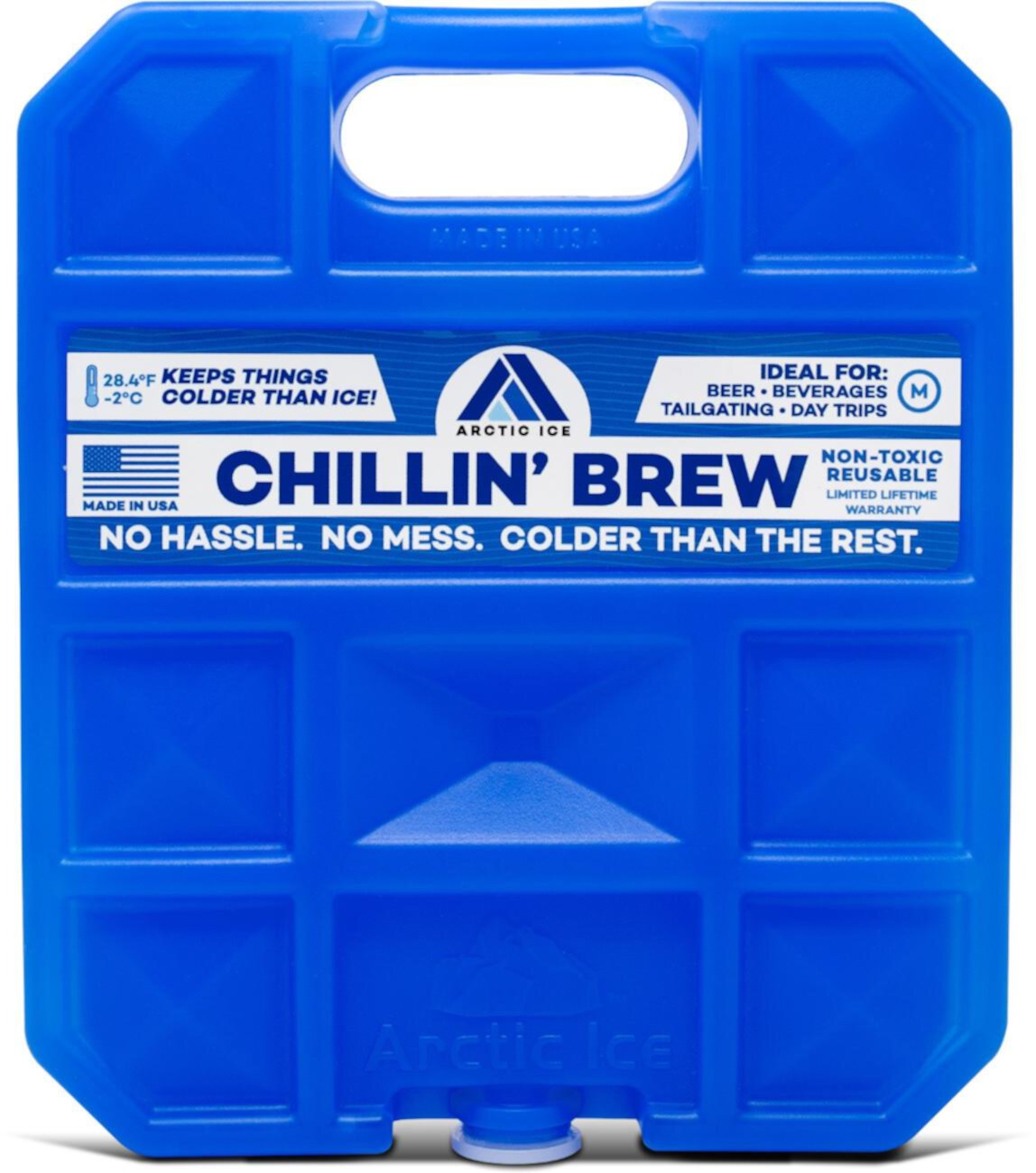 Пакет со льдом Chillin 'Brew - 1,5 фунта. Arctic Ice
