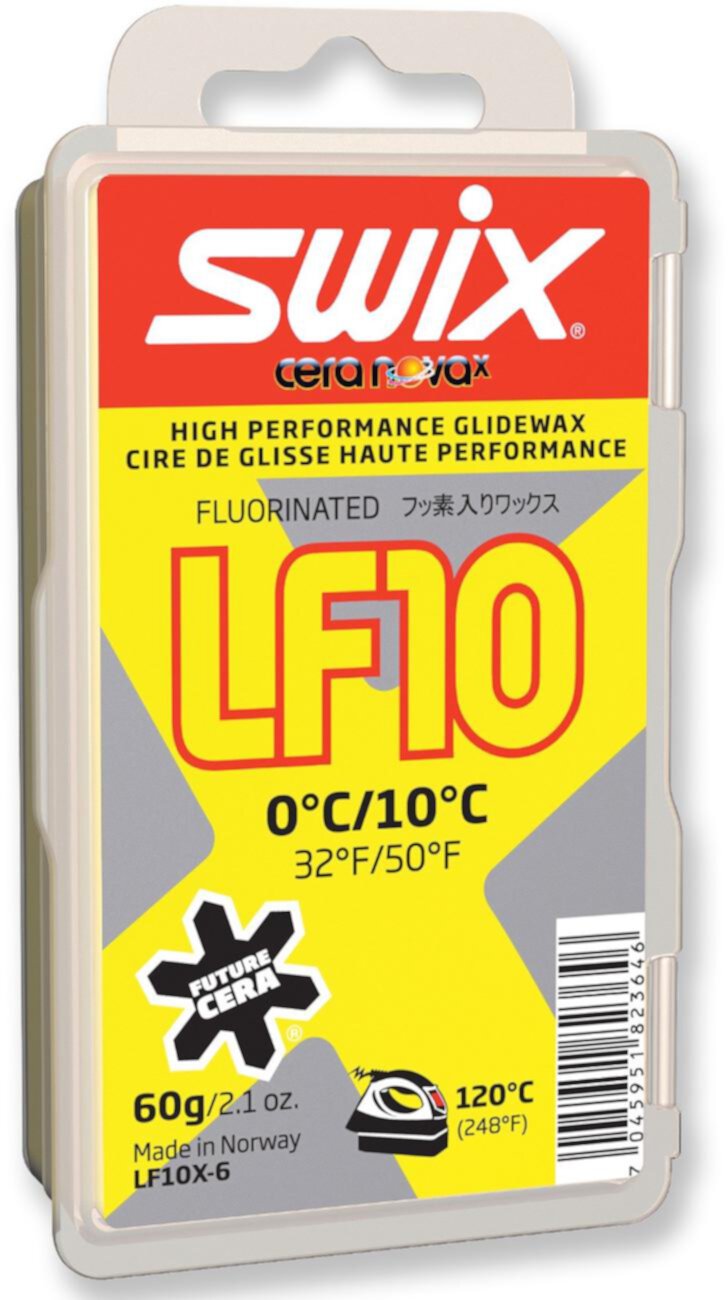 LF10 Воск с низким содержанием фтора 32+ градусов F - 60 г Swix
