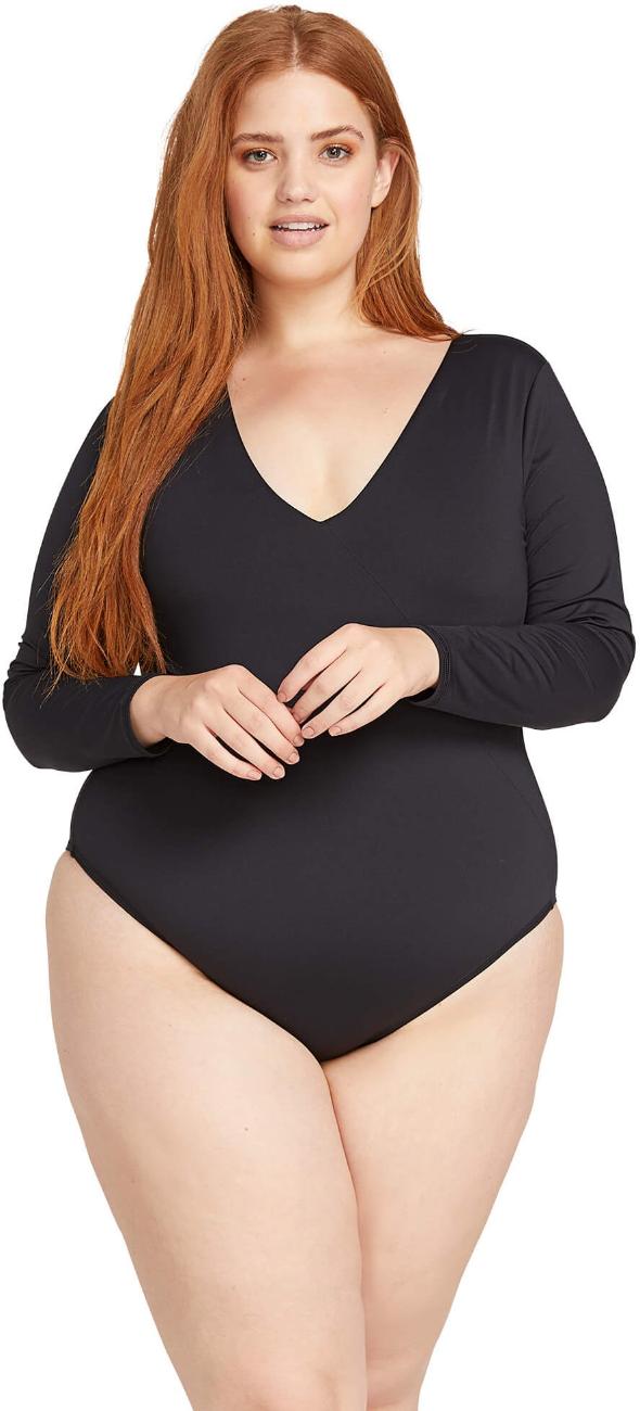 Simply Seamless Bodysuit Swimsuit - Women's Plus Sizes Volcom