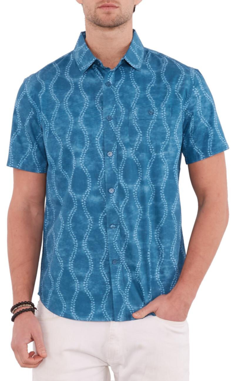 Batik Print Shirt - Men's Threads 4 Thought